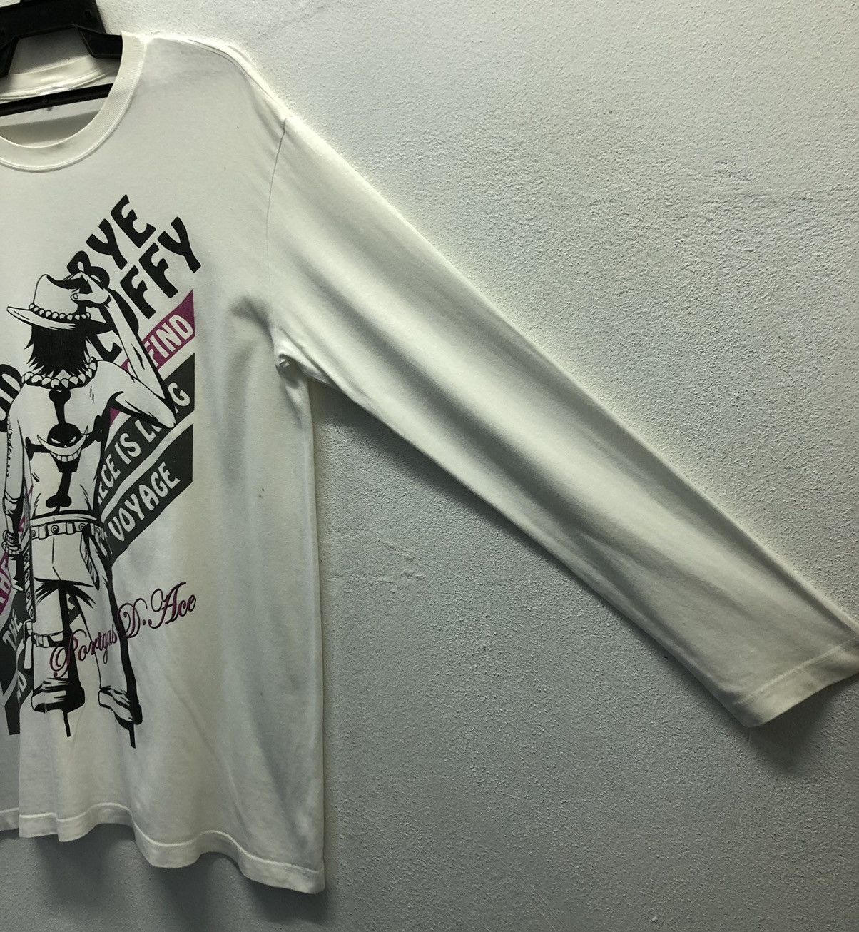 One Piece One Piece Portgas D Ace Good By Luffy Long Sleeve Shirt Size US L / EU 52-54 / 3 - 6 Thumbnail