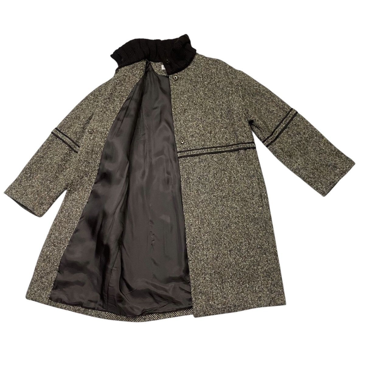 Designer × Jean Charles De Castelbajac Castelbajac x CarmA SpA Italian logo wool tweed coat Size US M / EU 48-50 / 2 - 6 Thumbnail
