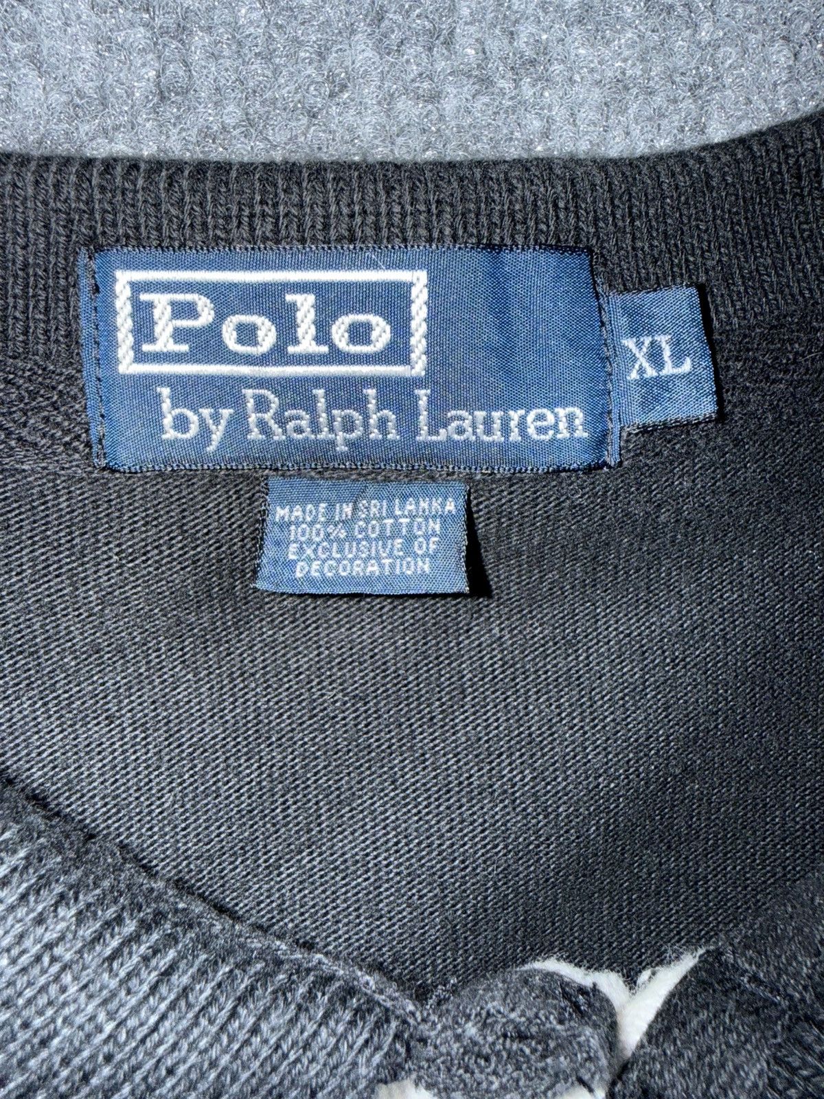 Polo Ralph Lauren Polo Ralph Lauren Black Crest Rugby Shirt XL Size US XL / EU 56 / 4 - 5 Thumbnail