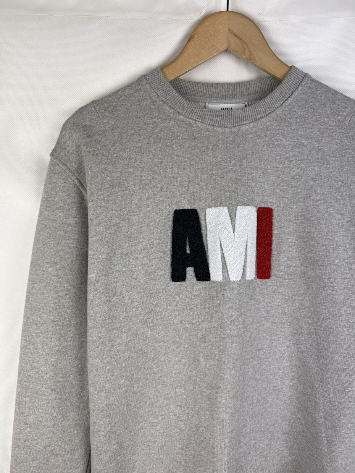 AMI Ami Alexandre Mattiussi Men’s Big Logo Sweatshirt Pullover Size US S / EU 44-46 / 1 - 4 Thumbnail