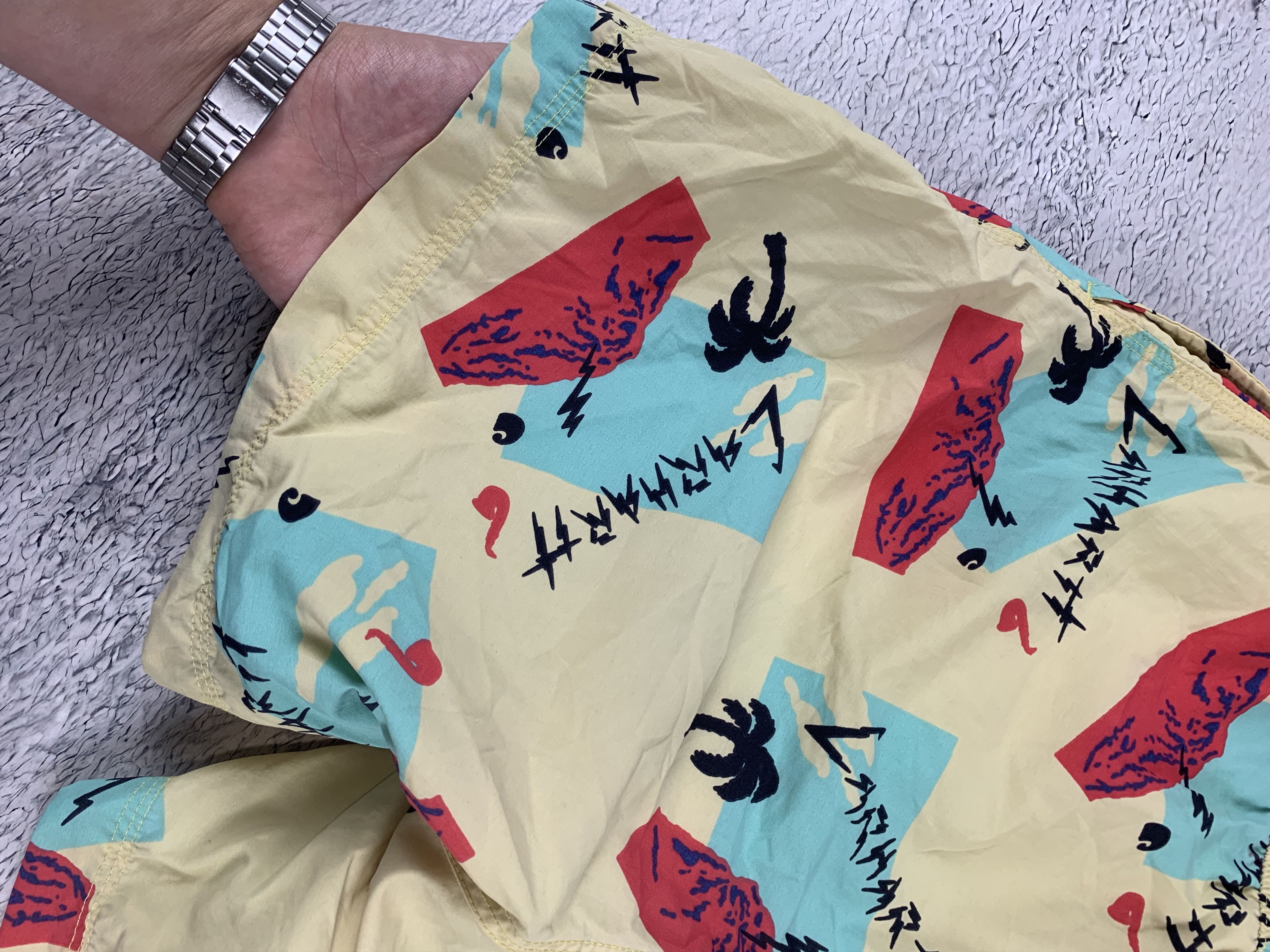 Carhartt × Japanese Brand × Vintage Vintage Carhartt Nylon shorts Monogram big logo Y2K Size US 34 / EU 50 - 5 Thumbnail