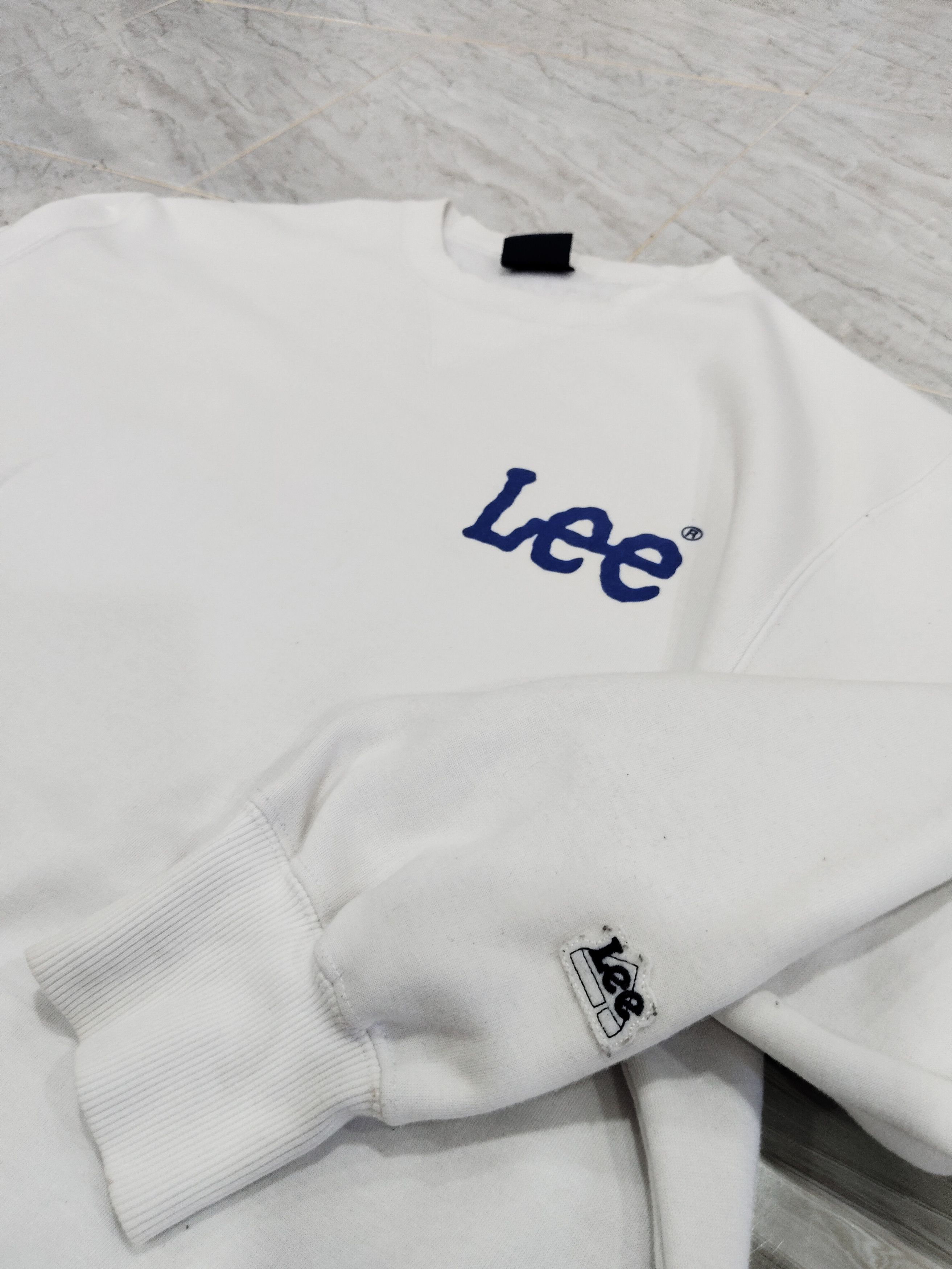 Lee × Vintage Vintage Lee House mark Big Logo Sweatshirt Size US L / EU 52-54 / 3 - 3 Thumbnail