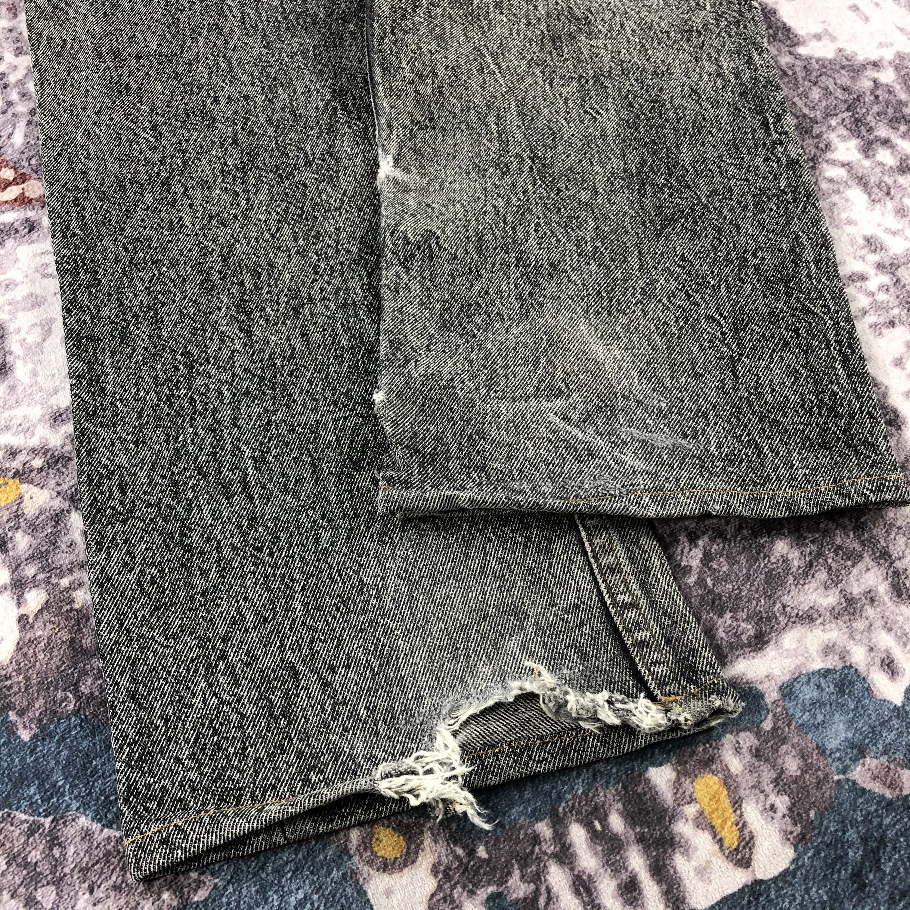 Levi's × Vintage Vintage 90s Faded Black Levis 501 Jeans-JM2835 Size US 33 - 4 Thumbnail