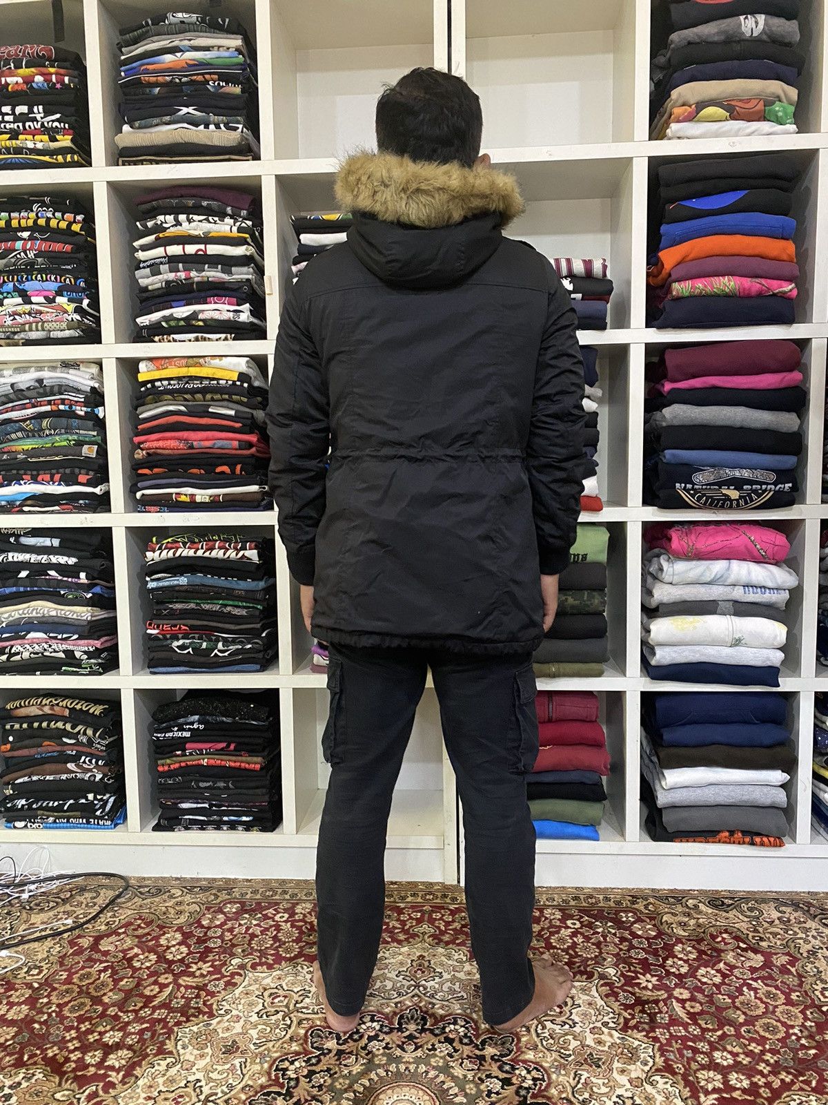 If Six Was Nine × Levi's Levis Fur Parka Jacket Size US M / EU 48-50 / 2 - 18 Thumbnail