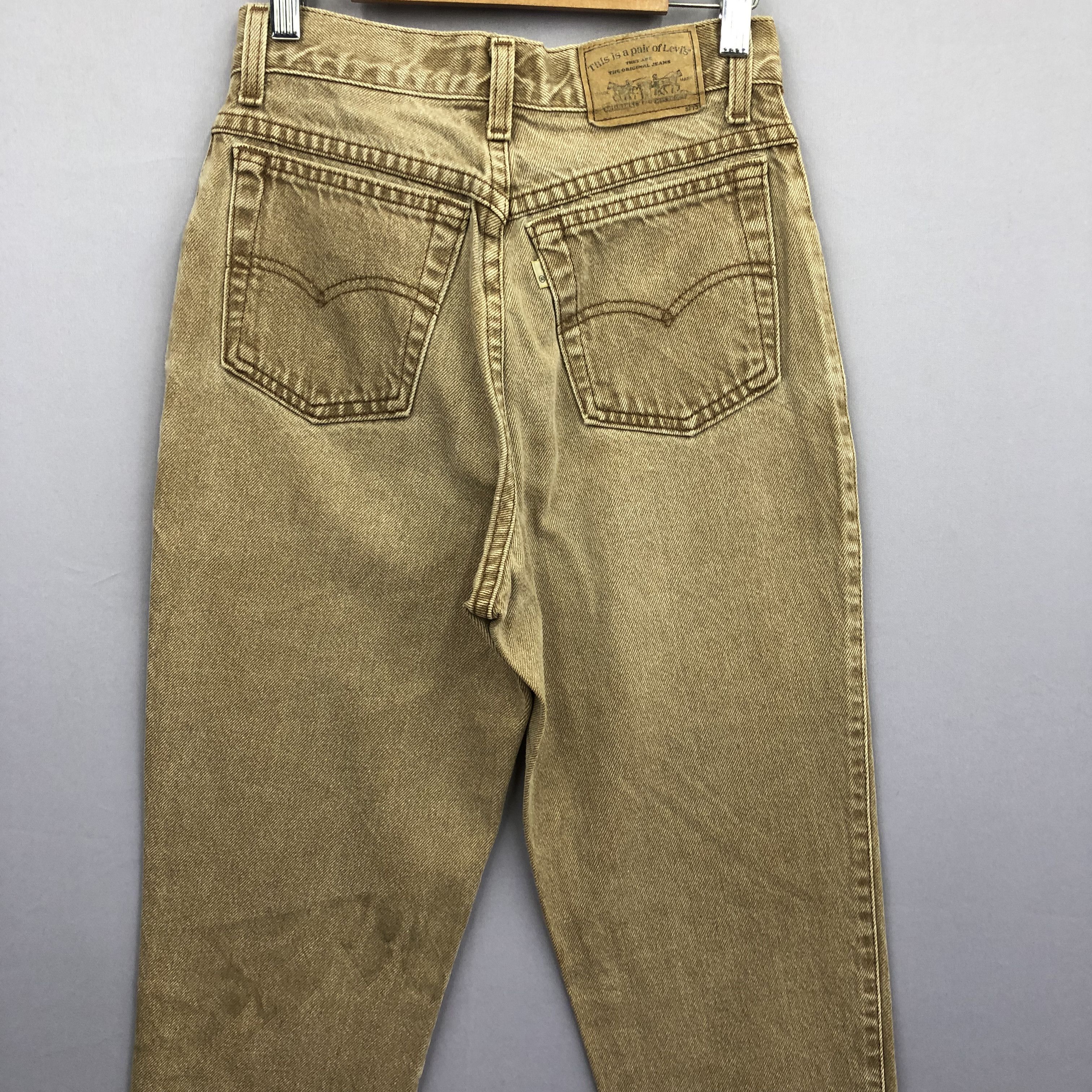 Levi's Vintage Levis Silvertab Faded Brown Jeans Levi's 579 Denim Size 24" / US 00 / IT 34 - 3 Thumbnail