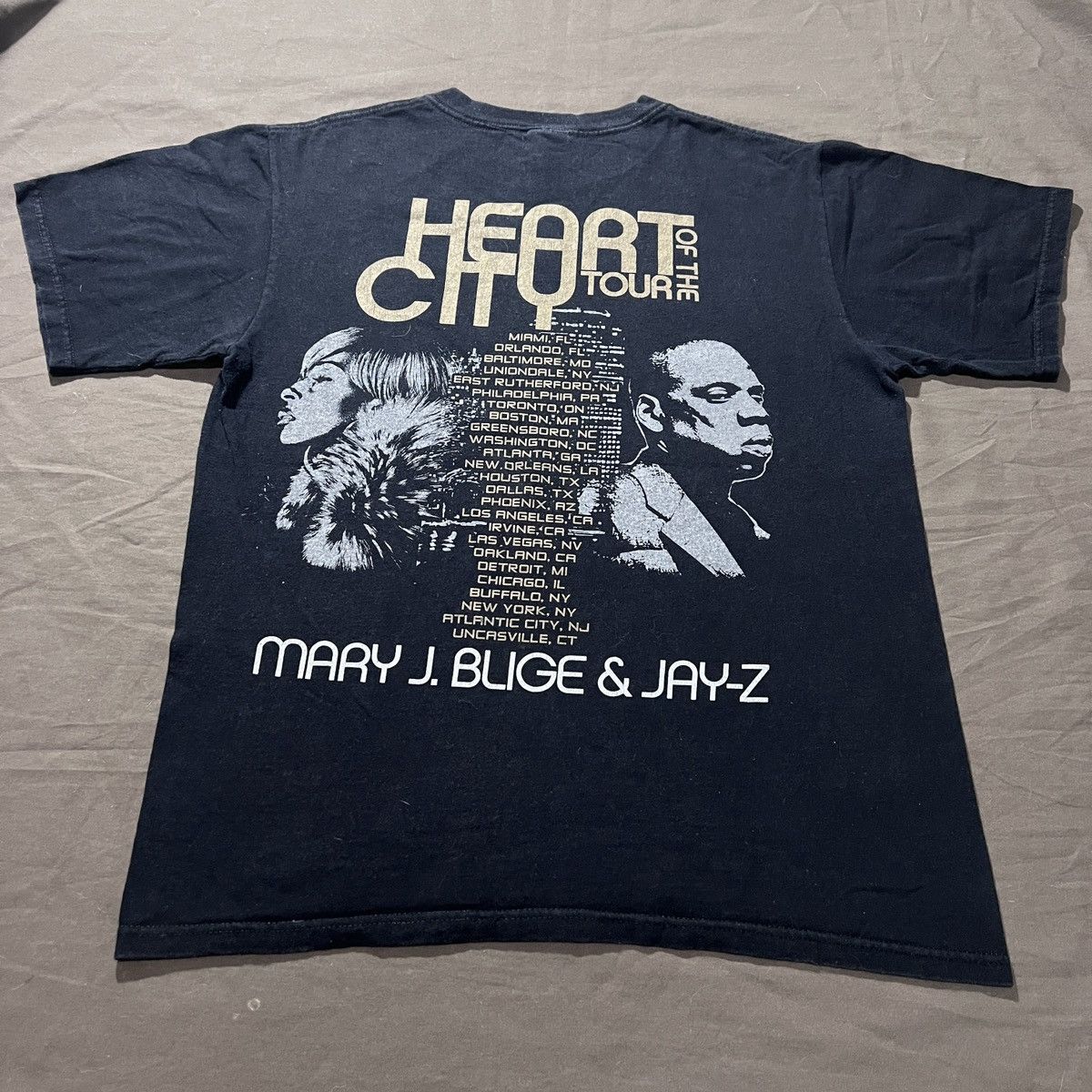 Rap Tees Vintage Y2K Mary J. Blige & Jay-Z Tour Tee R&B hiphop soul Size US M / EU 48-50 / 2 - 5 Thumbnail