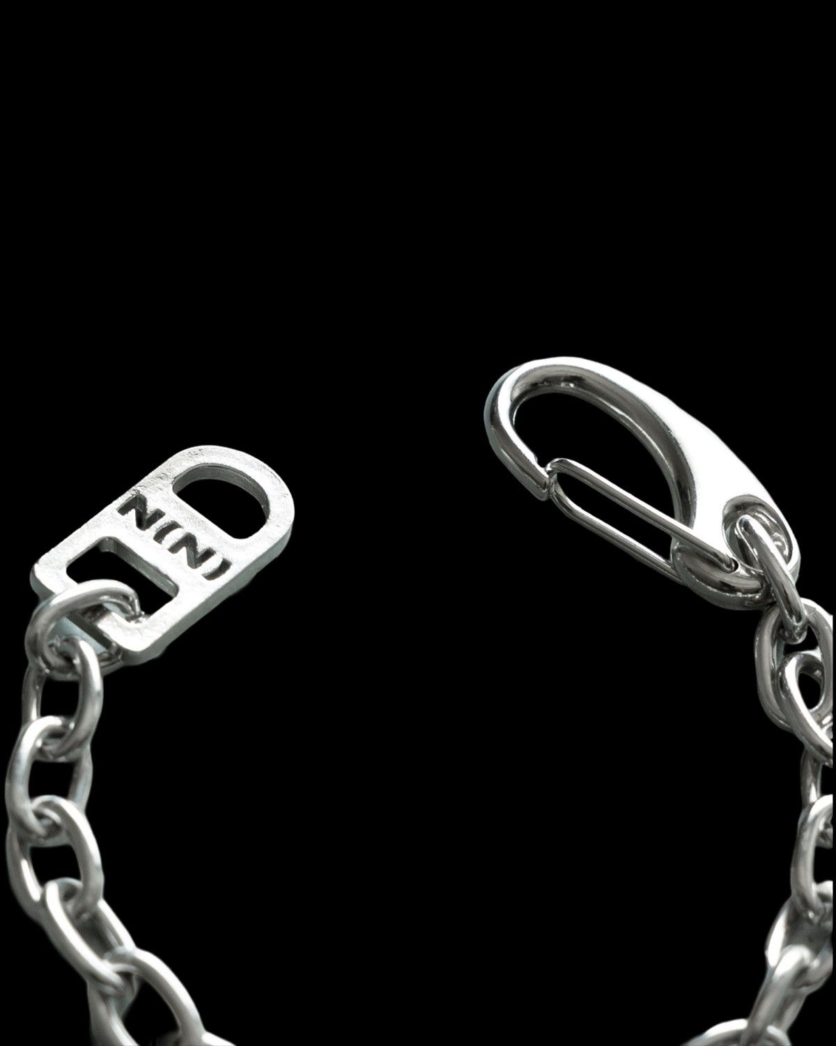 Number (N)ine Silver Chain Bracelet Size ONE SIZE - 3 Thumbnail
