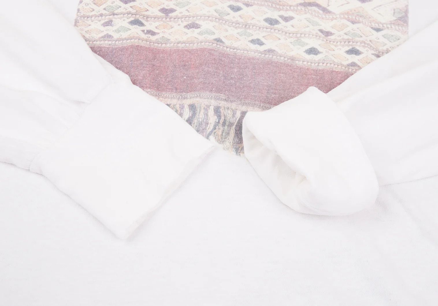 Comme des Garcons Homme Plus Ethnic Knit High Neck Cut Sew in Off-White, Size M Size US M / EU 48-50 / 2 - 7 Thumbnail