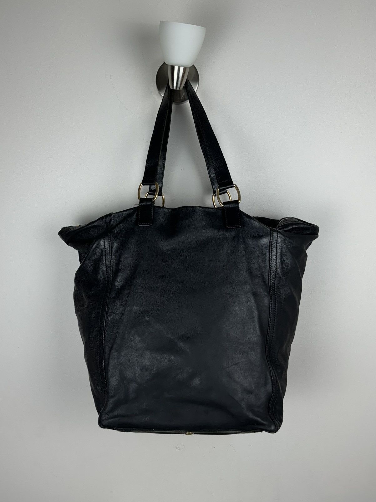 Leather × Yves Saint Laurent Leather bag Yves Saint Laurent original casual luxury item Size ONE SIZE - 4 Thumbnail