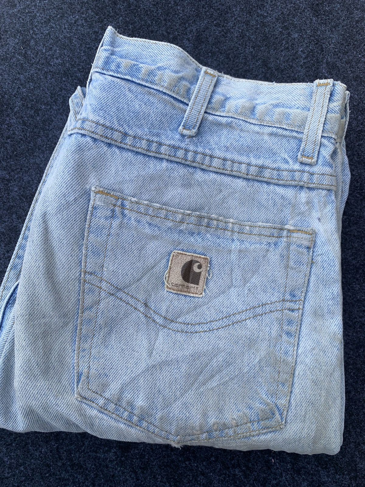 Carhartt Distressed CARHARTT vintage straight cut & dirty. Size US 32 / EU 48 - 11 Thumbnail