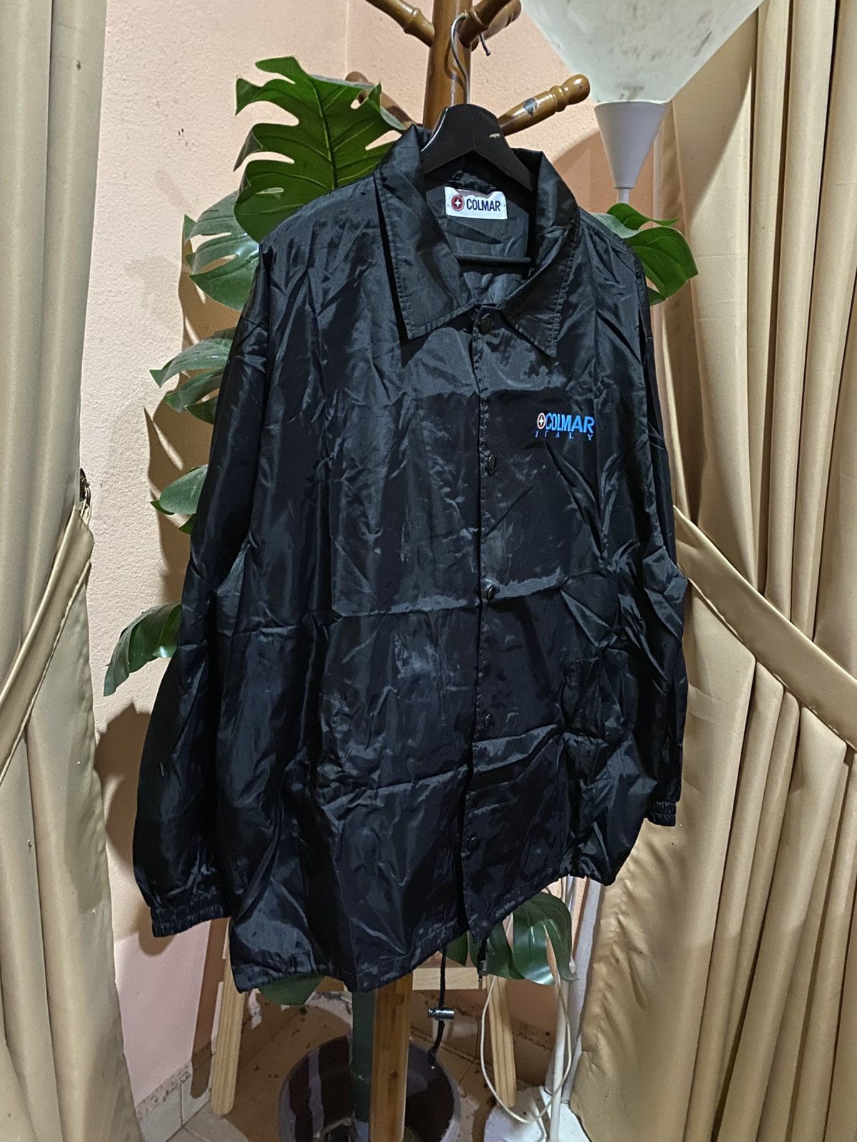 Colmar Vintage Colmar Italy Black Nylon Coach Jacket – Lightweight Size US M / EU 48-50 / 2 - 5 Thumbnail
