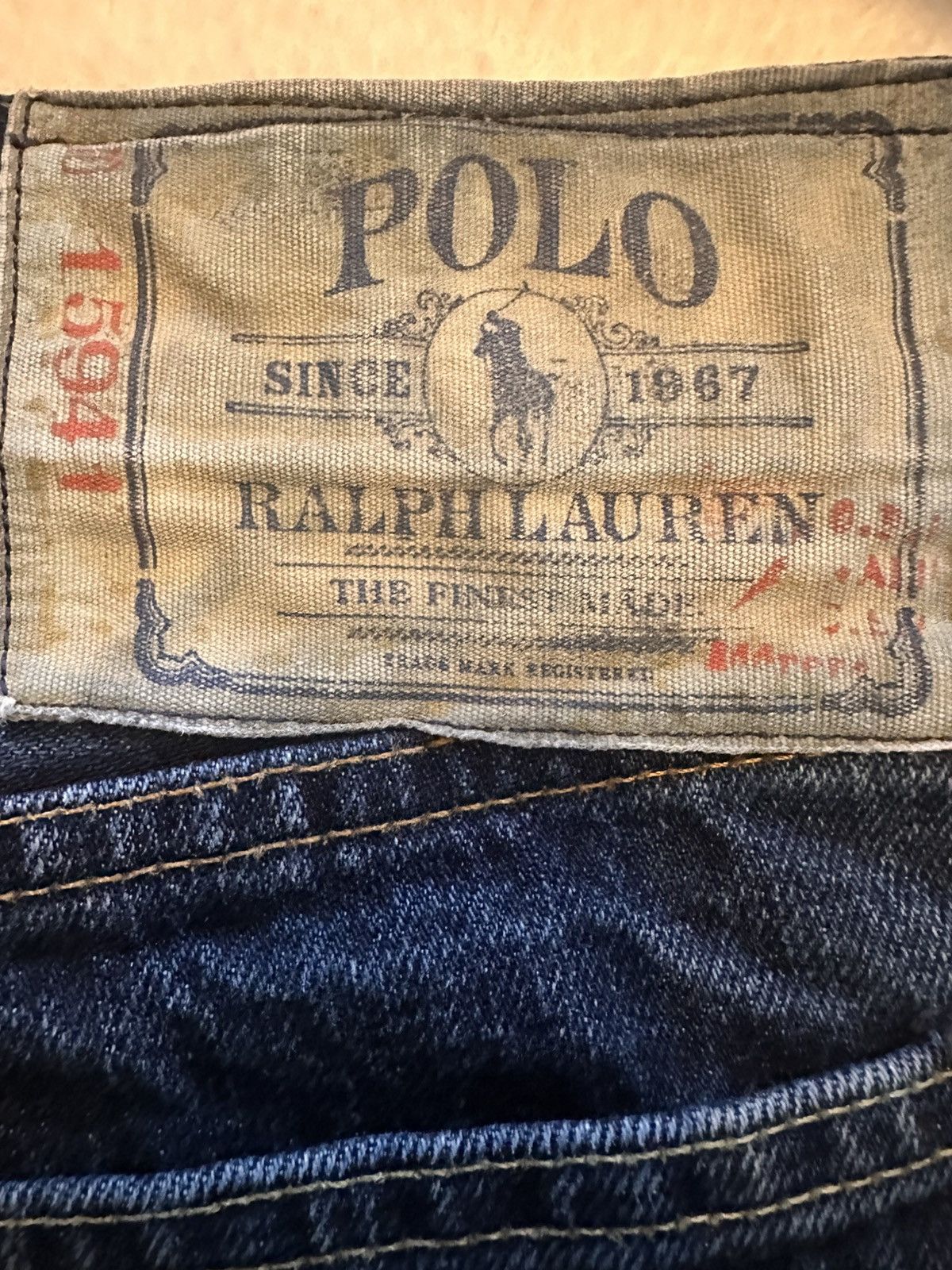 Polo Ralph Lauren Polo Ralph Lauren Slim Fit Jeans – W34 L32 Size US 34 / EU 50 - 3 Thumbnail