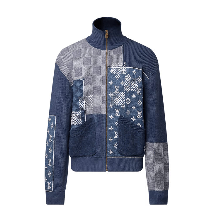 Louis Vuitton Zip Up Patchwork Tracktop Size US M / EU 48-50 / 2 - 1 Thumbnail