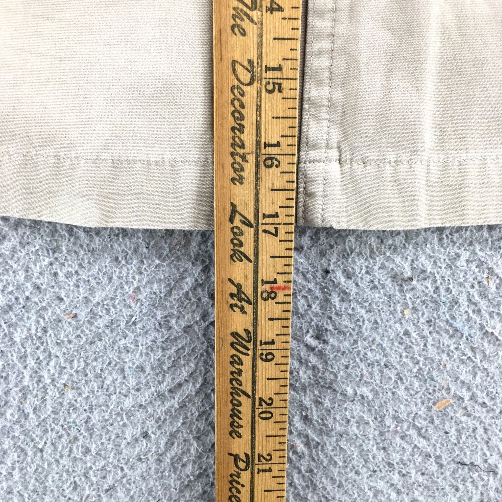 Abercrombie & Fitch Abercrombie & Fitch Skirt Womens M Beige Cotton Cargo Flat Front Zip Size 32" / US 10 / IT 46 - 6 Thumbnail