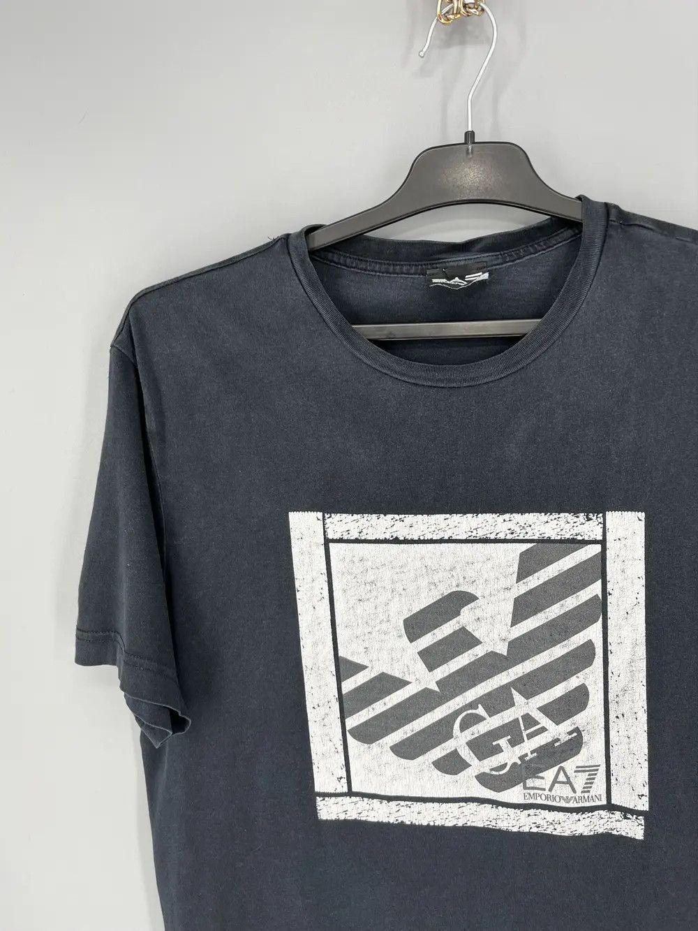 Armani Vintage Y2K Emporio Armani Big Logo Designer Made In Size US M / EU 48-50 / 2 - 8 Thumbnail