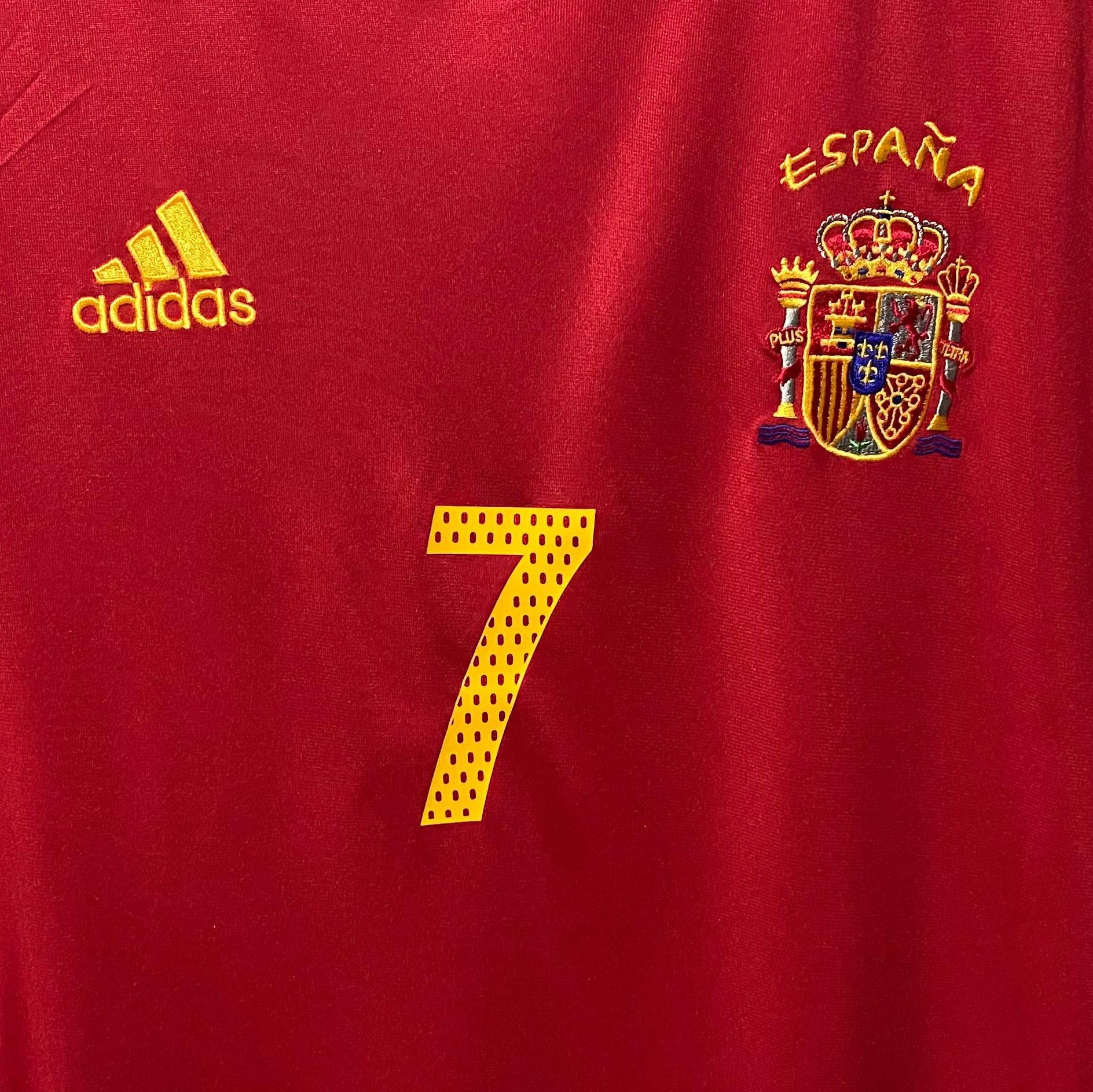Adidas Spain Euro 2004 Home Jersey Raul Gonzalez Size US L / EU 52-54 / 3 - 3 Thumbnail
