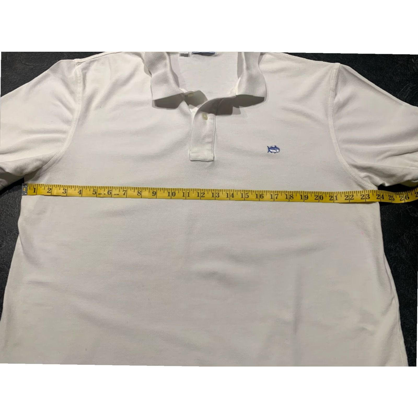 Southern Tide Mississippi State University Mens Polo Shirt Extra Large XL White Size US XL / EU 56 / 4 - 6 Thumbnail
