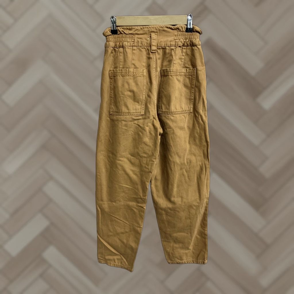 Bdg BDG Womens Relaxed Jeans Elastic High Waist Cargo Urban Outfitters XS Brown Cotton Blend 26in Pockets Stretch Rise High Vintage No Size 26" / US 2 / IT 38 - 1 Thumbnail