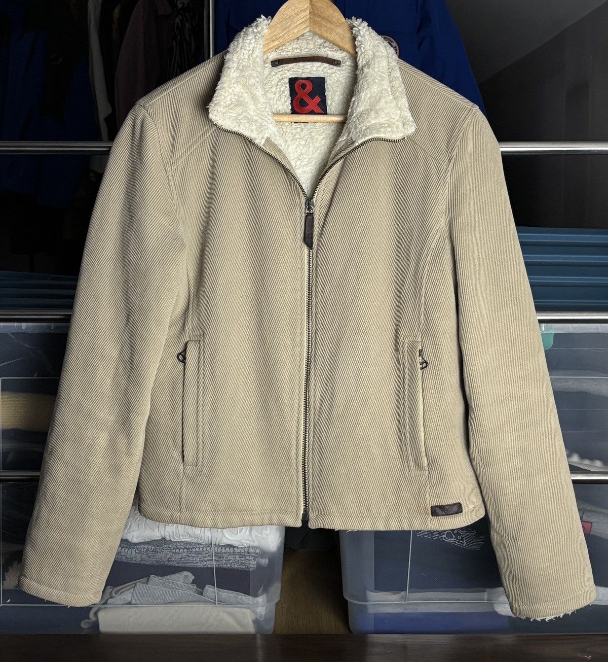 Dolce & Gabbana Vintage Dolce & Gabbana Corduroy Sherpa Fleece Jacket Size US S / EU 44-46 / 1 - 1 Thumbnail
