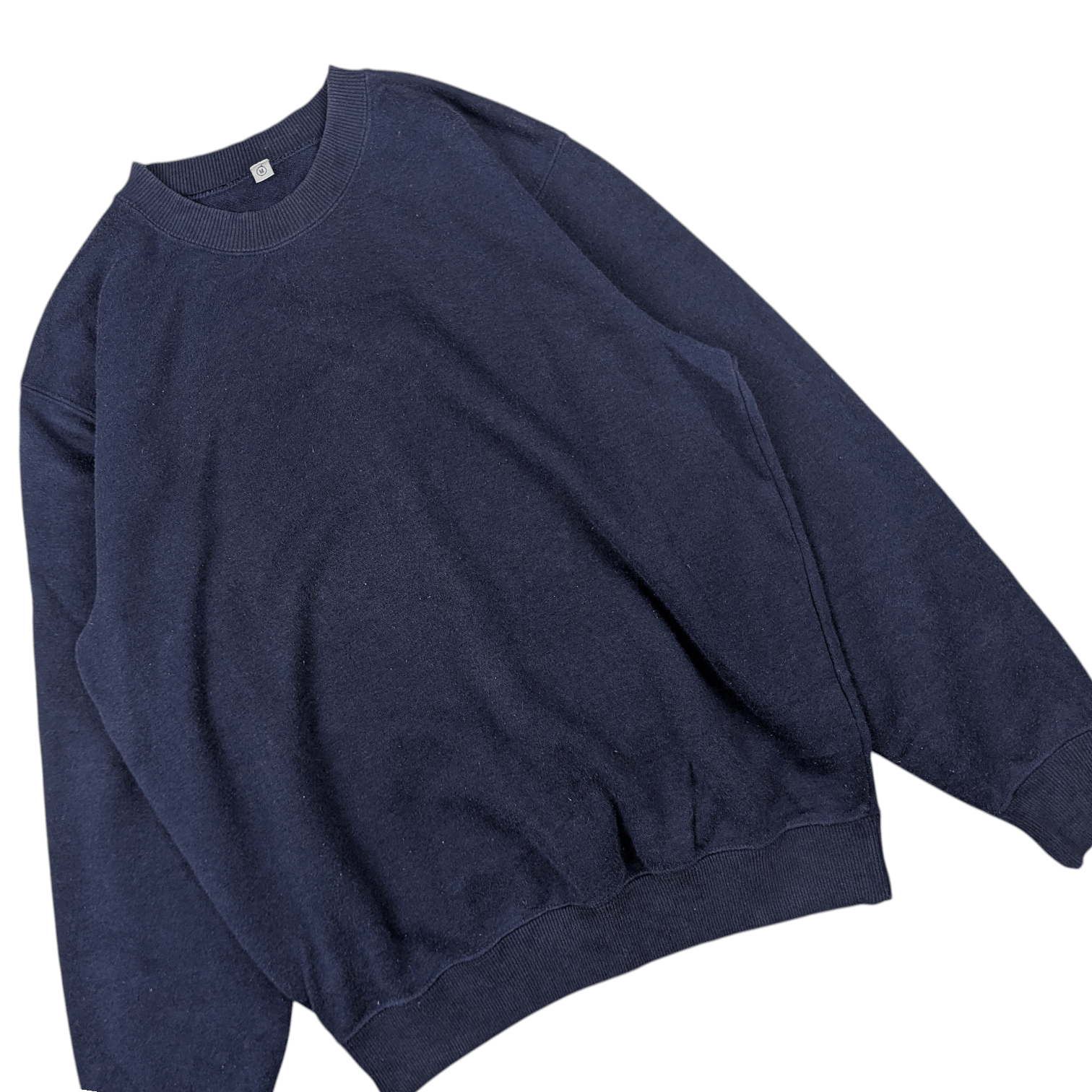 Uniqlo Vintage 90's UNIQLO Dark Blue Sweatshirts Jumper Pullover Size US M / EU 48-50 / 2 - 3 Thumbnail