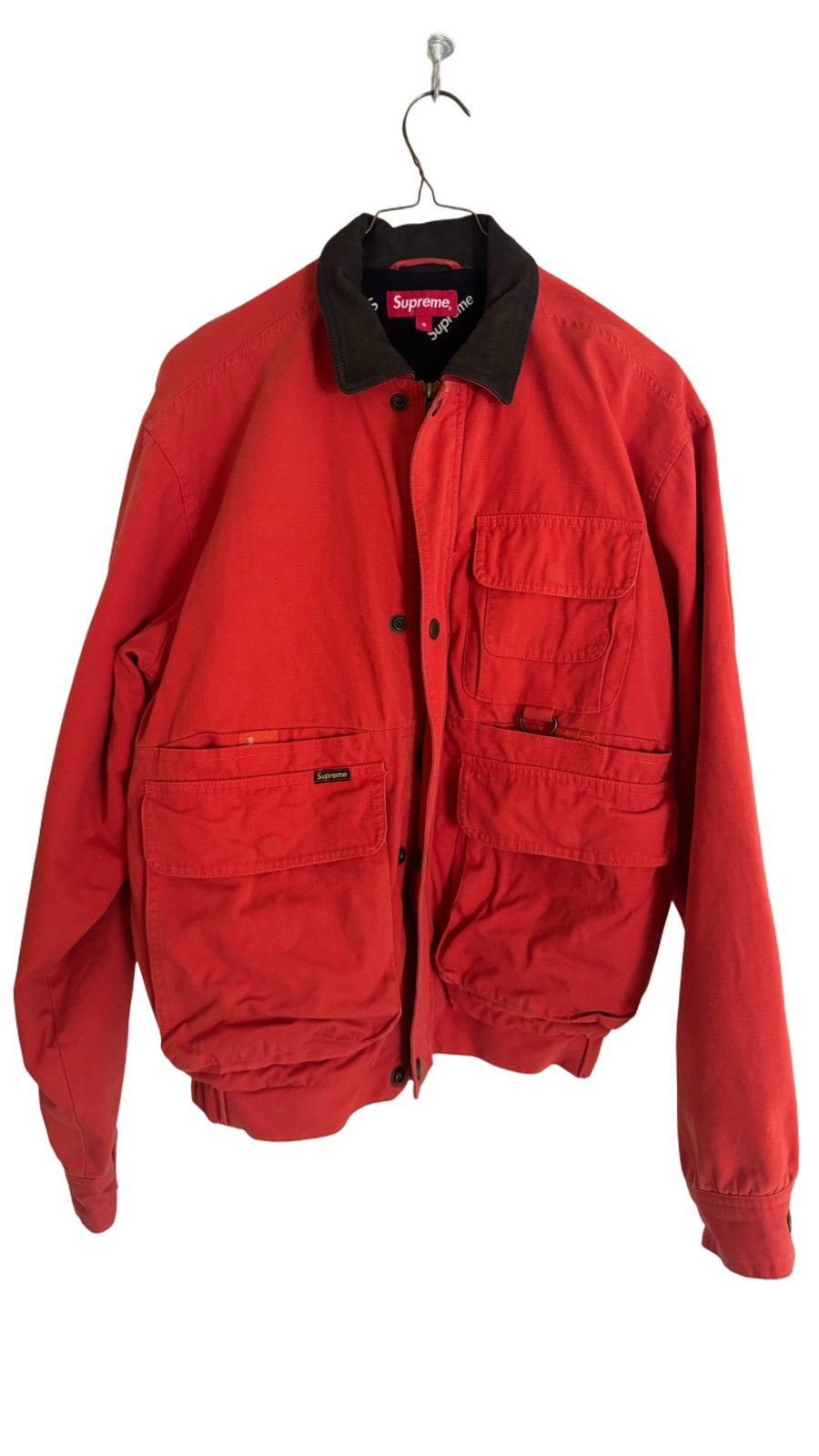 Supreme Field Jacket Orange Grailed