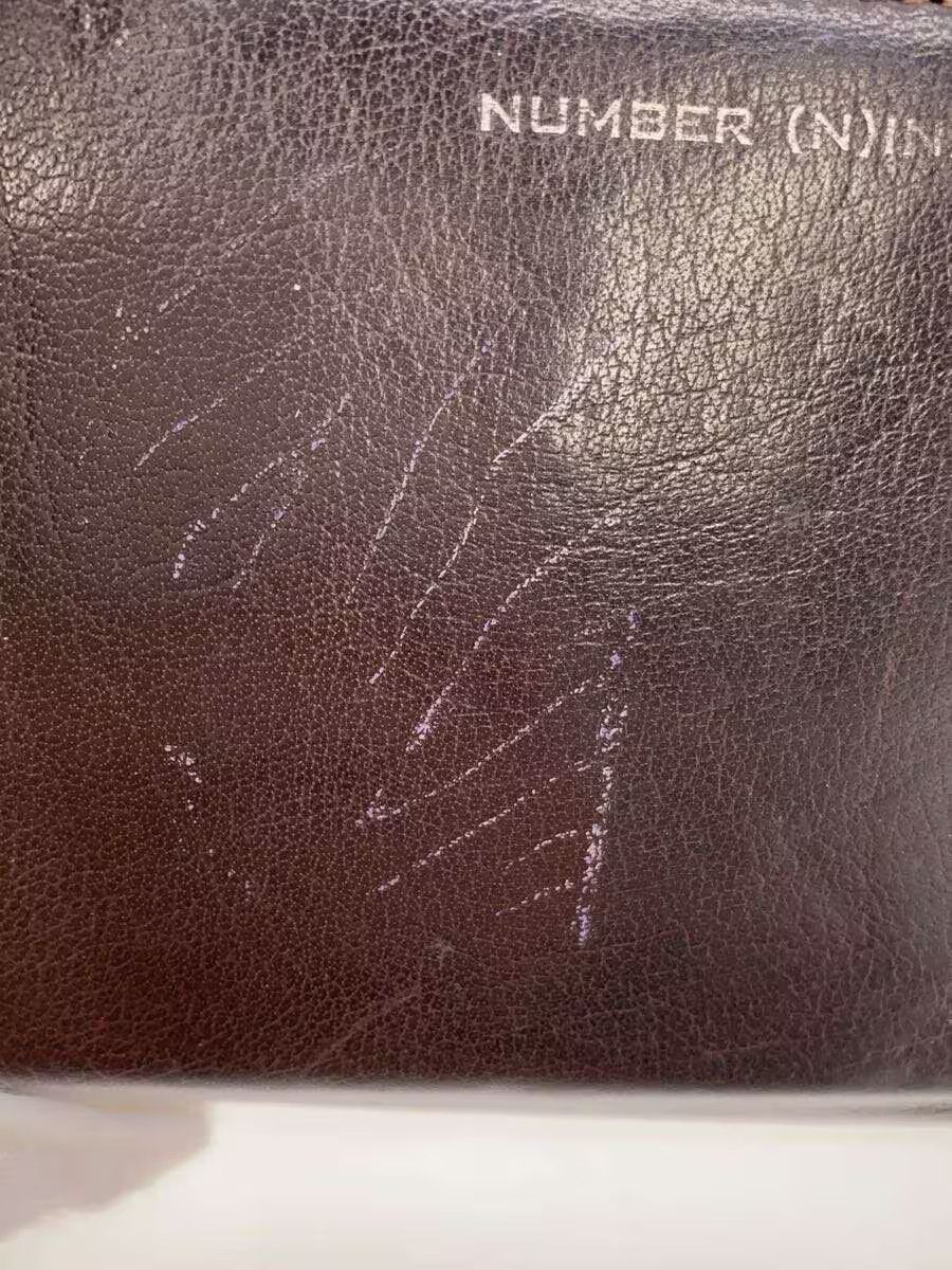 Number (N)ine Logo Zip Leather Wallet Size ONE SIZE - 3 Thumbnail