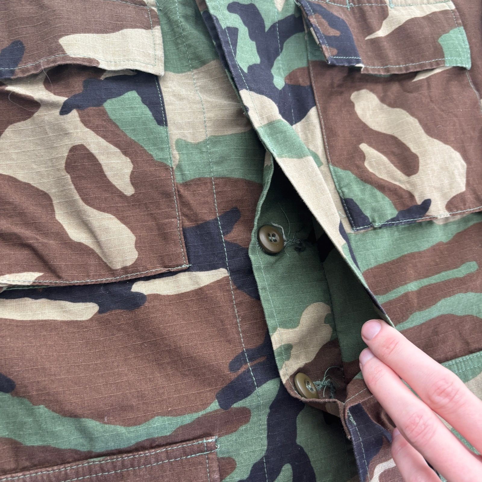 Propper × Vintage Vintage Civilian Issue Camo Four Pocket Military Jacket Sz M Size US M / EU 48-50 / 2 - 7 Thumbnail