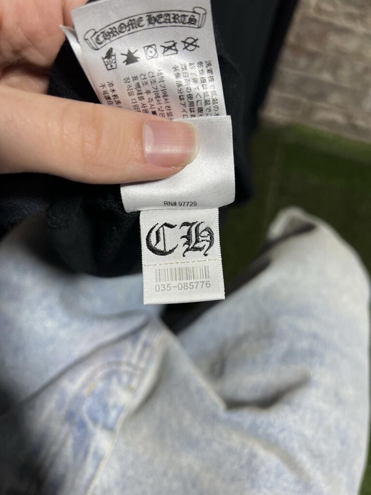 Chrome Hearts Chrome Hearts Neck Script L/S Black Sz. XL Size ONE SIZE - 8 Thumbnail