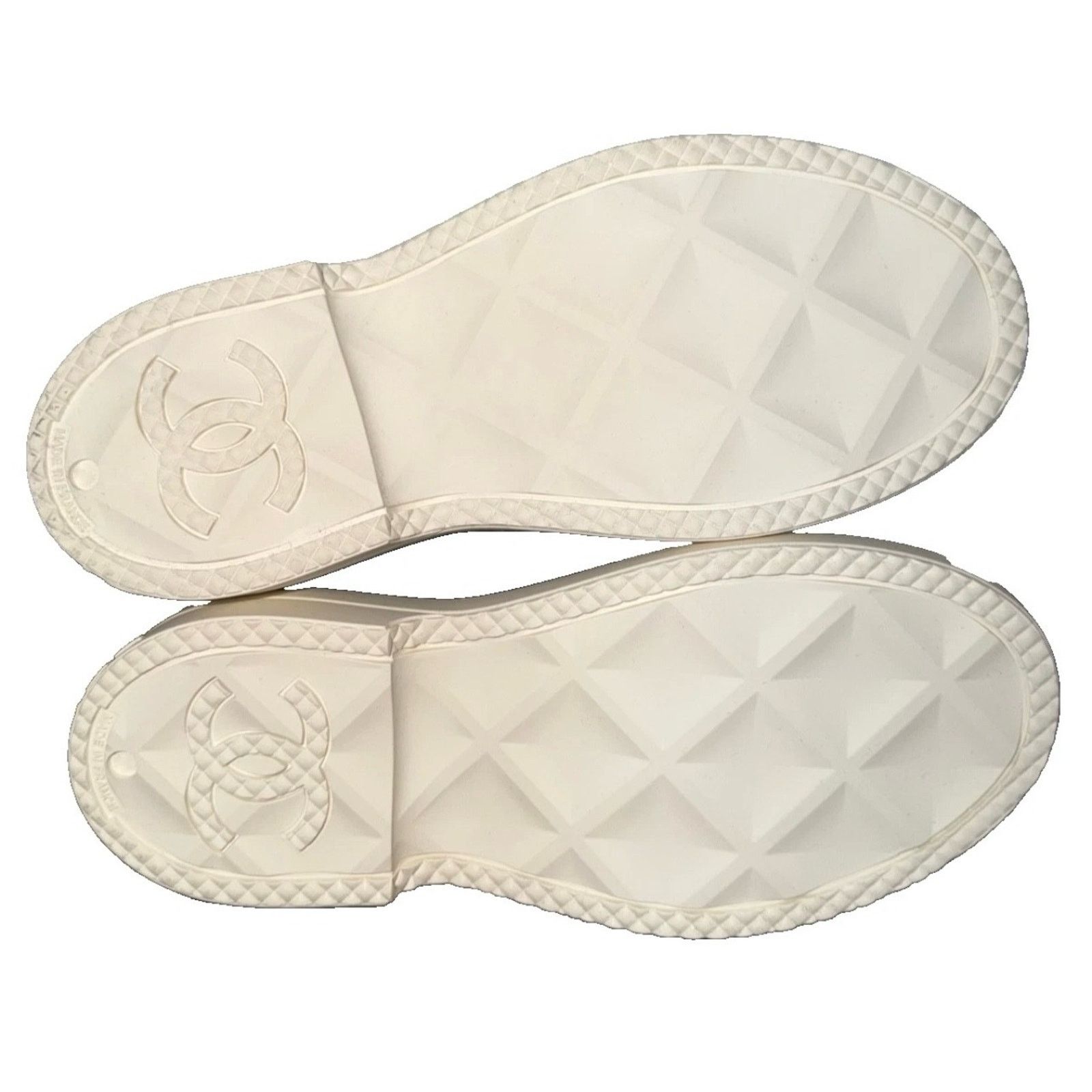Chanel Chanel Black White CC Logo High Pull On Rubber Rain Boots 42 Size US 12 / IT 42 - 18 Thumbnail