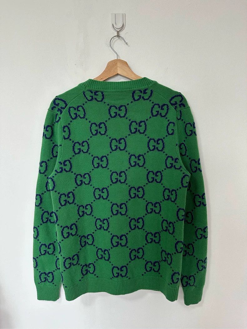 Gucci Gucci New green GG full print logo cardigan jacket 2501-Nex Size US XS / EU 42 / 0 - 2 Thumbnail