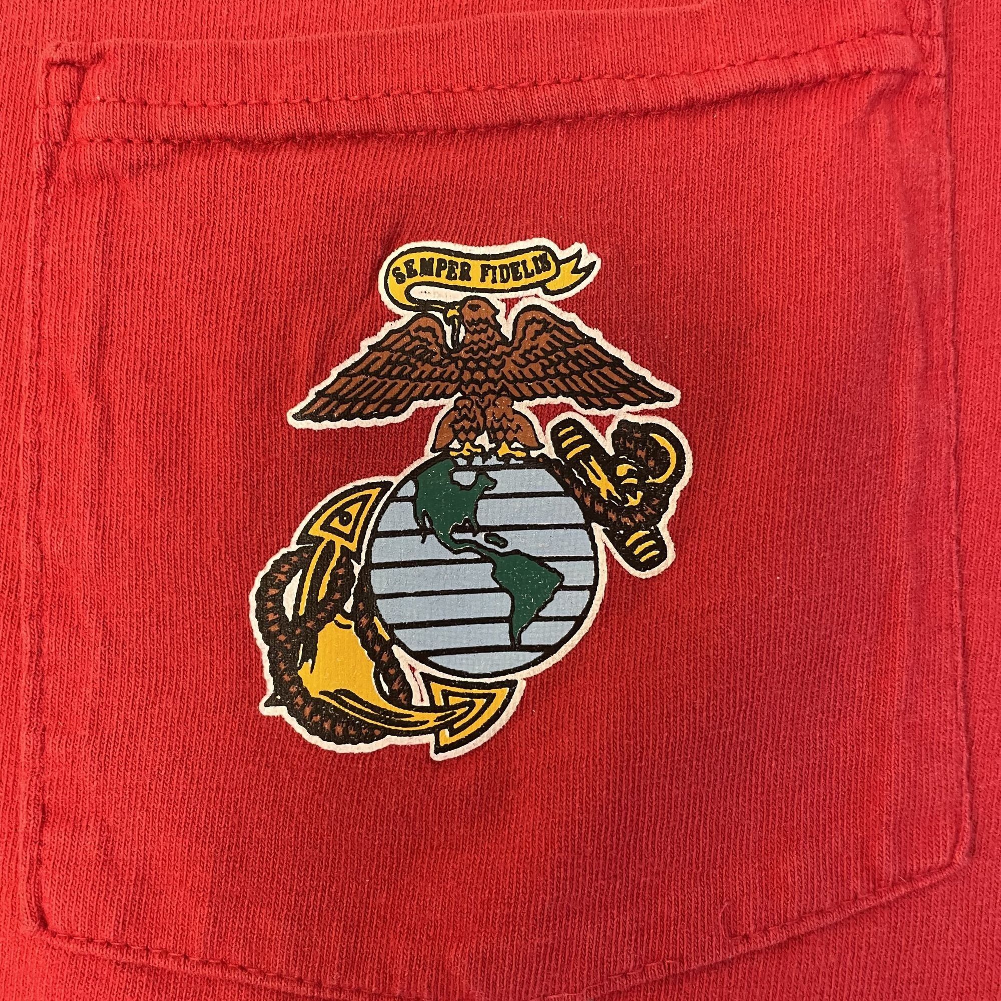 Other Vtg Soffes Choice RED Military T Shirt USMC Marine Corp Tee Size US M / EU 48-50 / 2 - 4 Thumbnail