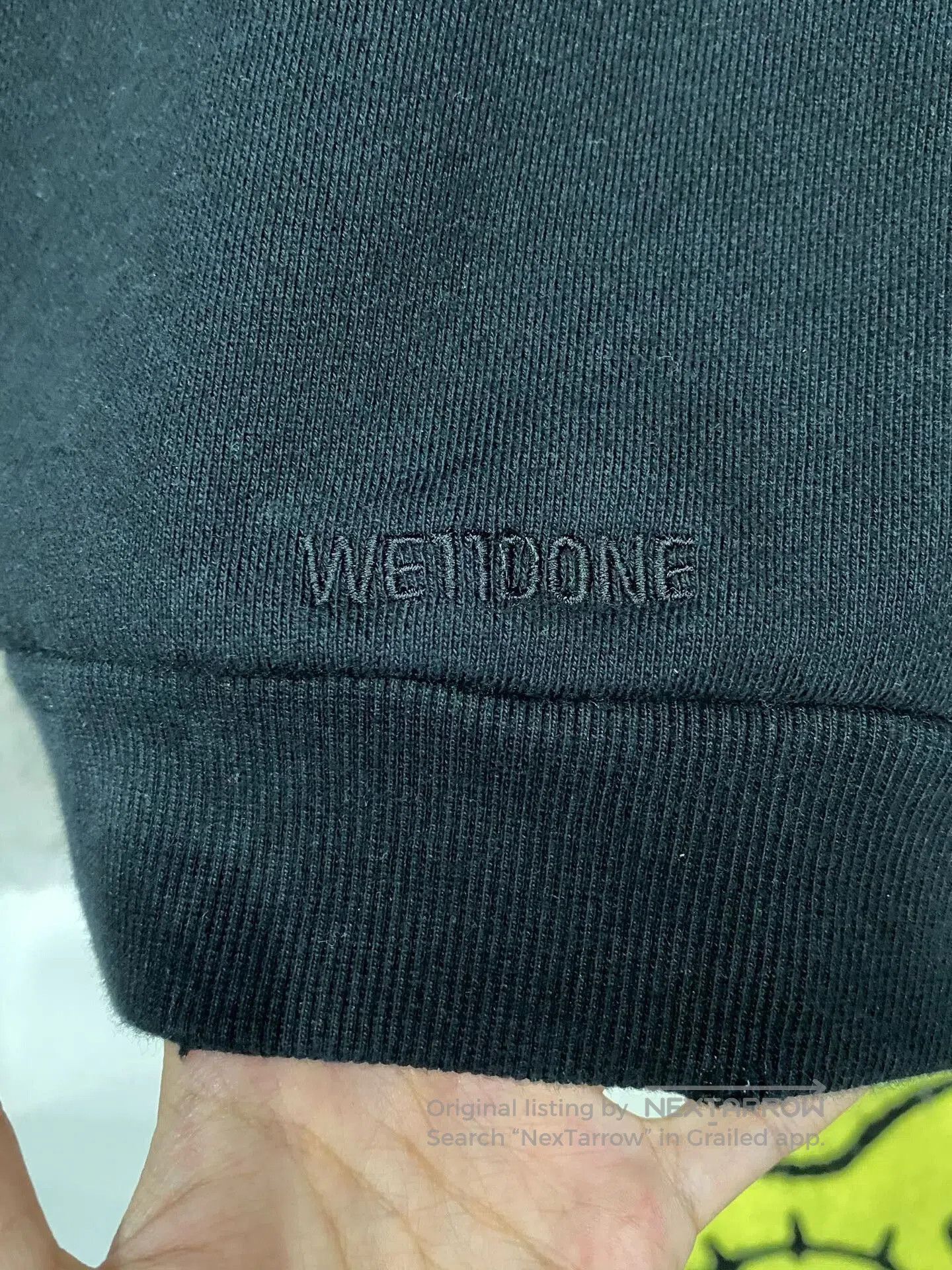 WE11DONE we11 done zip-up jacket in black. Size US S / EU 44-46 / 1 - 6 Thumbnail
