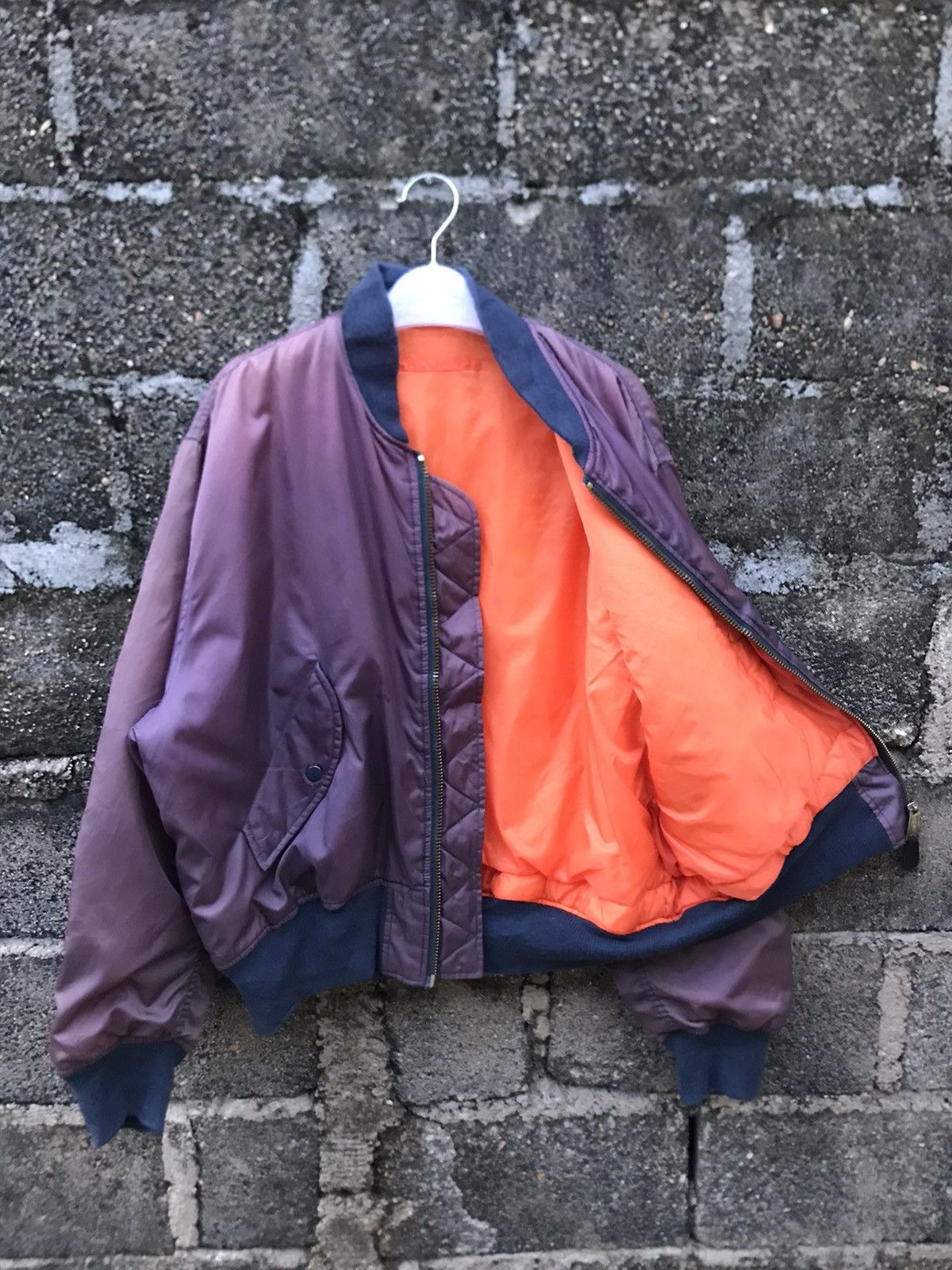 Japanese Brand × Vintage ⚡️Vintage Gavial Distressed Bomber Jacket Size US L / EU 52-54 / 3 - 10 Thumbnail