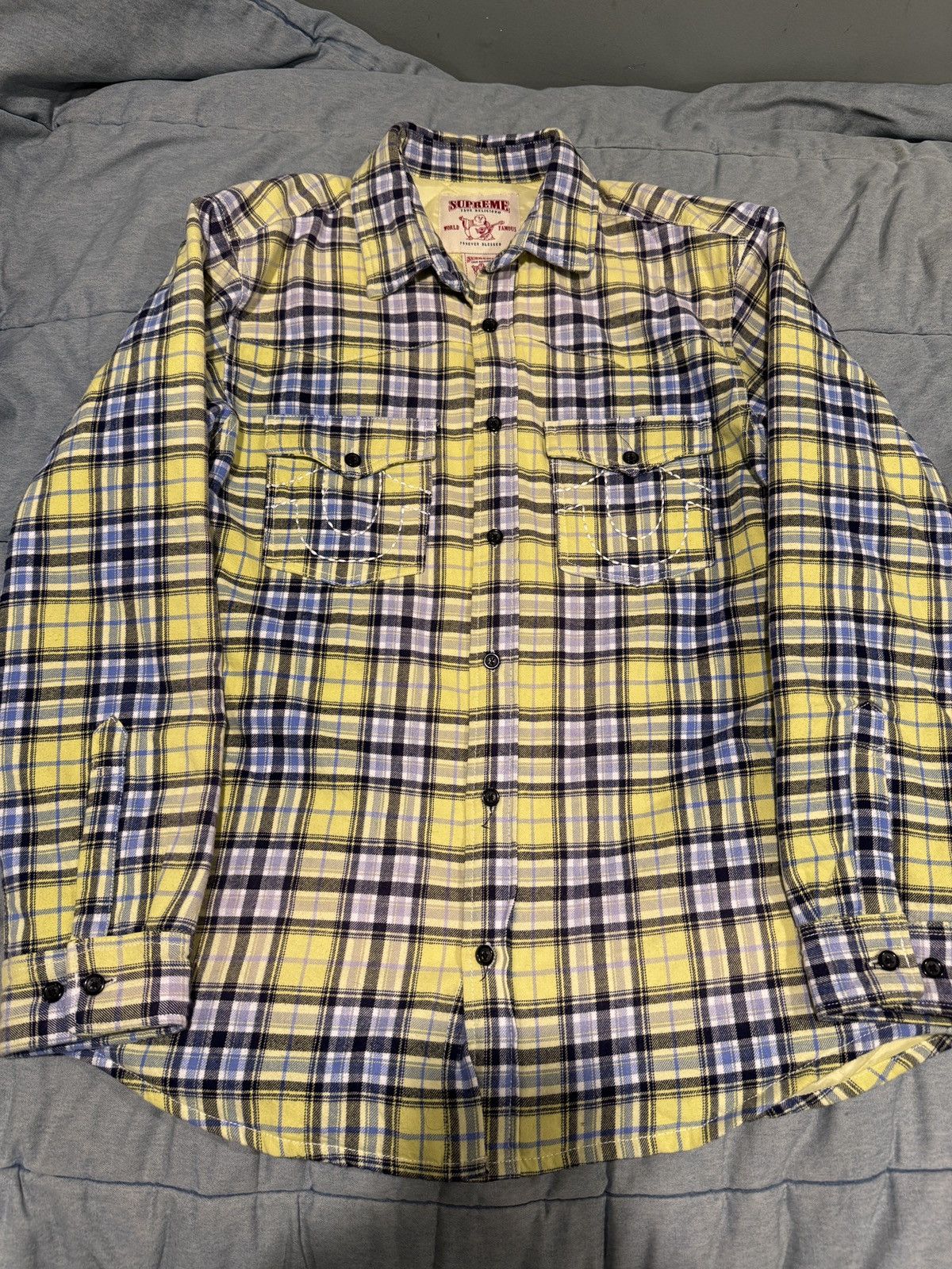 Supreme × True Religion Supreme x True Religion flannel | Grailed