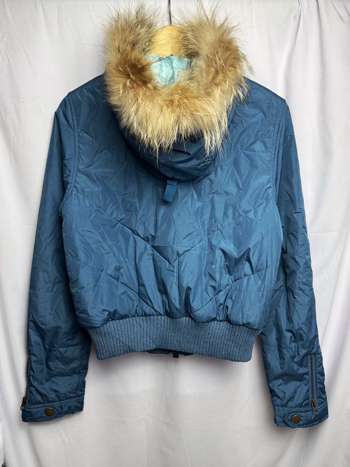 Le Grande Bleu (L.G.B.) Faux Fur Japanese Abercrombie Croped Jacket Bomber Hoodie Size US S / EU 44-46 / 1 - 6 Thumbnail