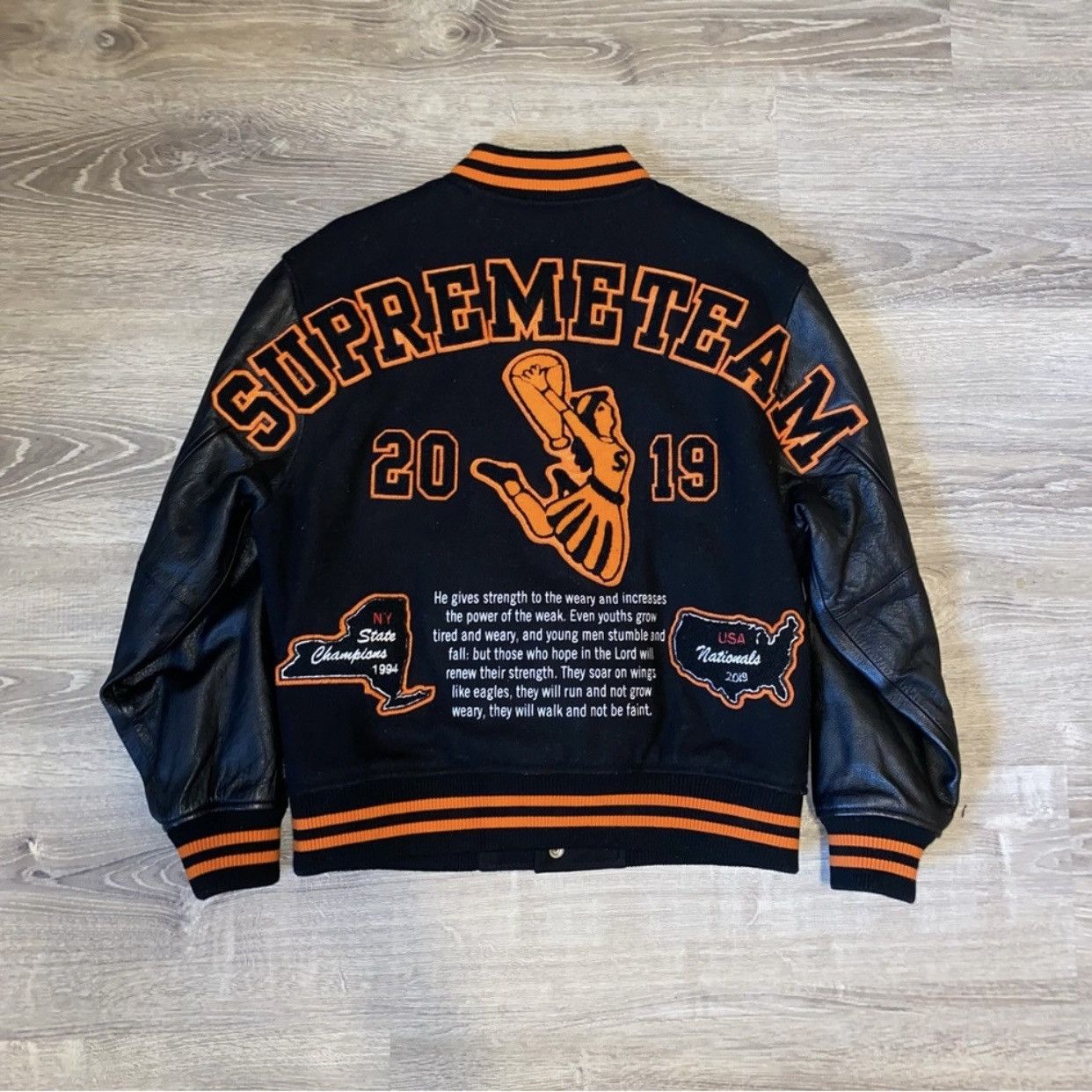 Supreme Supreme Team Varsity Jacket Size US S / EU 44-46 / 1 - 3 Thumbnail