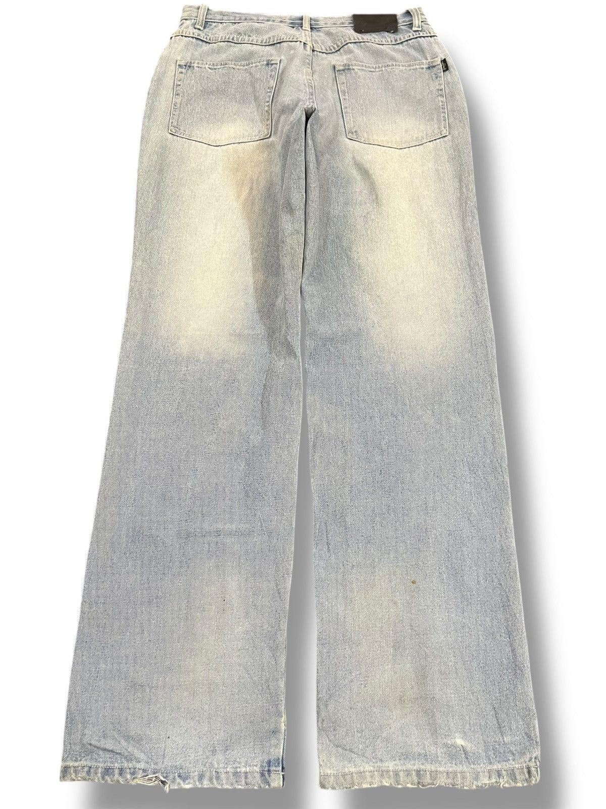 Le Grande Bleu (L.G.B.) × Sean John Vintage Sean John Baggy Faded Denim Size US 33 - 6 Thumbnail