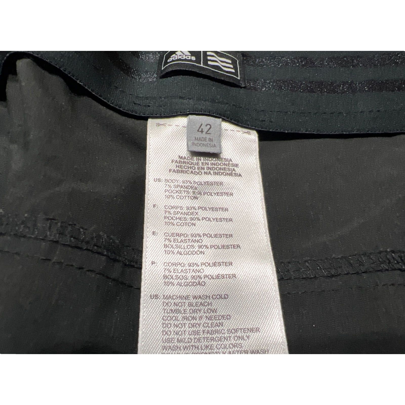 Adidas Adidas Men's Shorts Size 42 Black Chino Lightweight Casual Outdoor Summer Fall Spring Men's Size US 42 / EU 58 - 3 Thumbnail