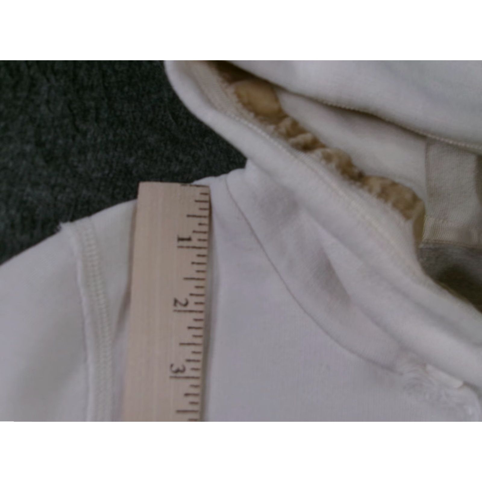 Abercrombie & Fitch Abercrombie and Fitch Hoodie Womens L White Logo Kangaroo Pocket Pullover Size L / US 10 / IT 46 - 5 Thumbnail