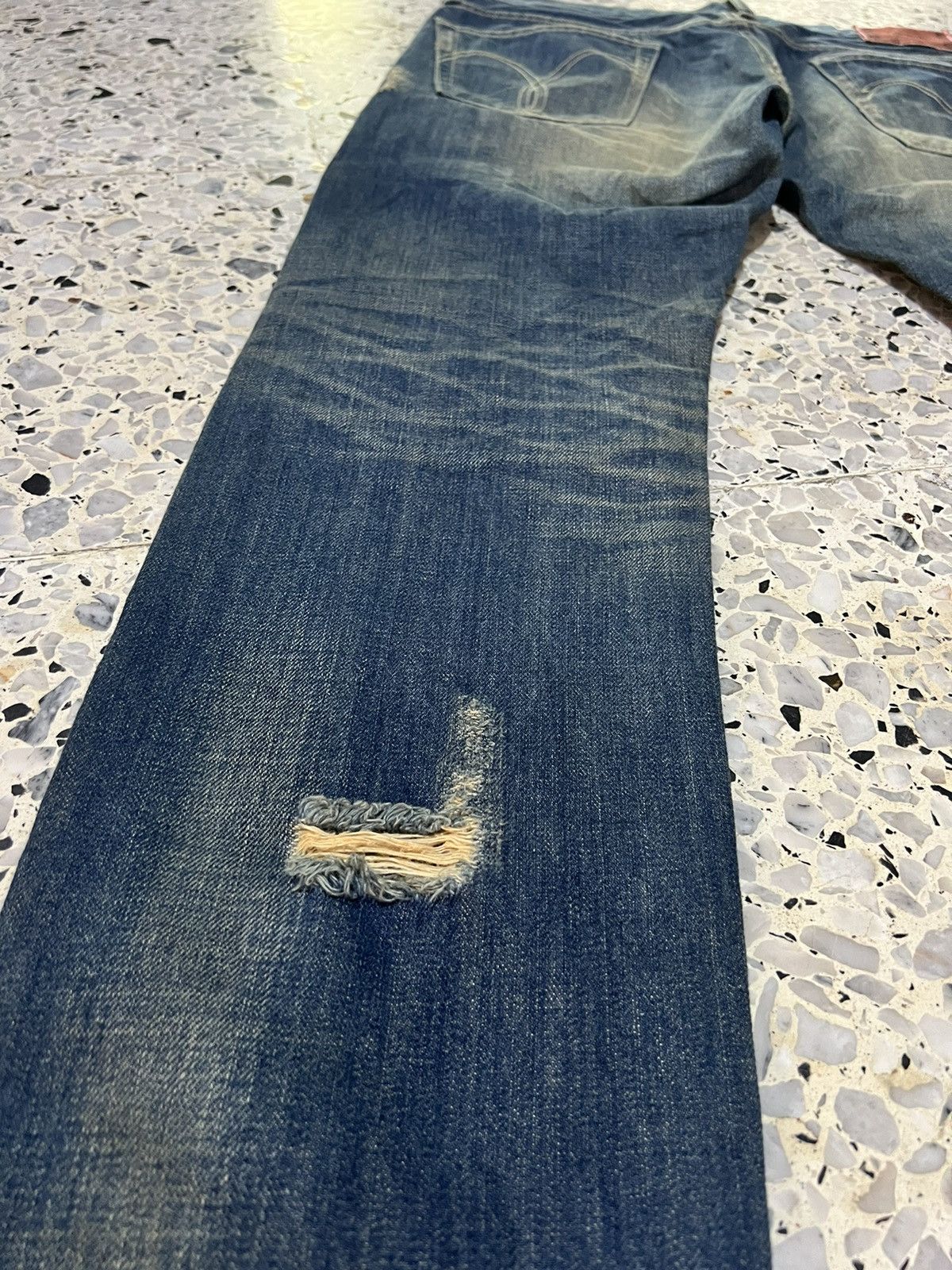 Japanese Brand GLAMB JAPANESE DISTRESSED DENIM JEANS Size US 34 / EU 50 - 10 Thumbnail