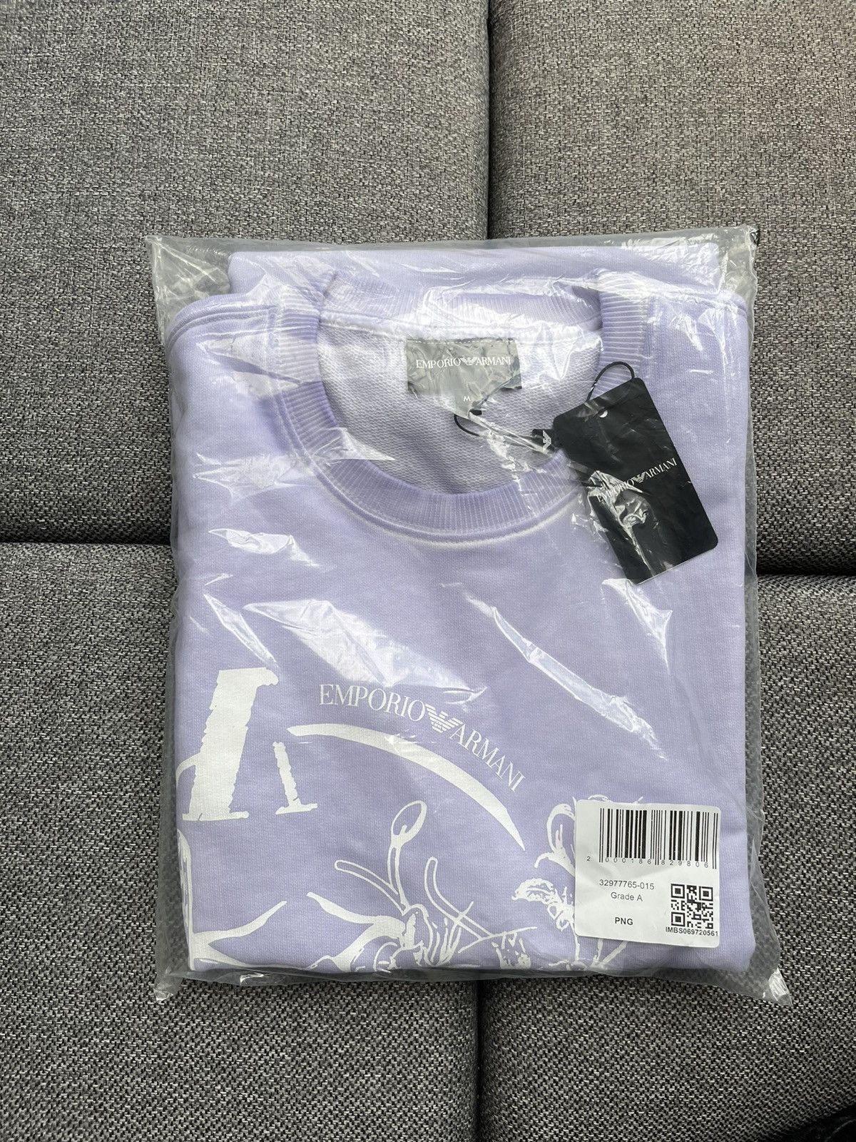 Emporio Armani Emporio Armani Light Purple T-Shirt - Garden of Eden Size US M / EU 48-50 / 2 - 1 Thumbnail