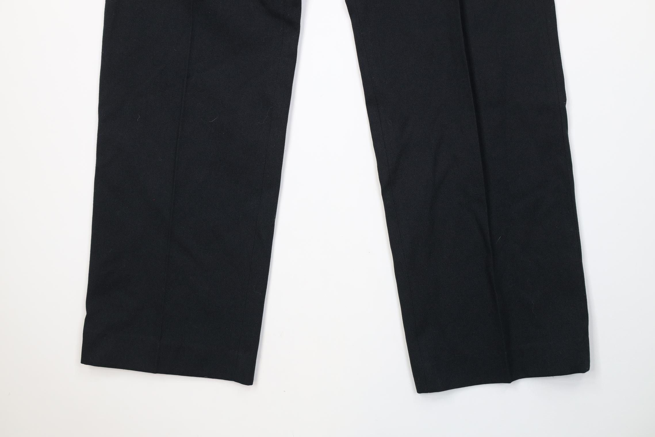 Vintage Vintage 90s Streetwear Knit Chino Pants Trousers Black Size US 32 / EU 48 - 4 Thumbnail