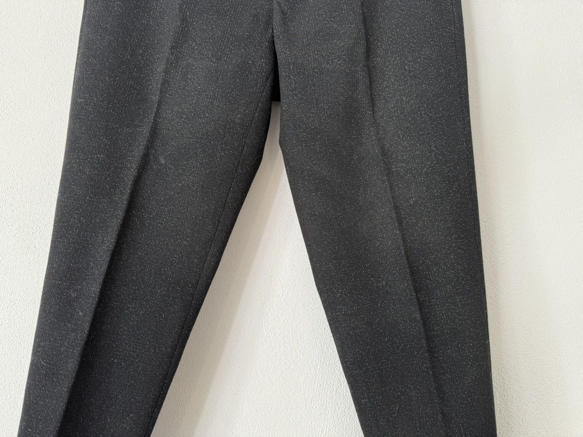 Jil Sander Black Wool Trousers with Subtle Sparkle Finish Size US 33 - 3 Thumbnail