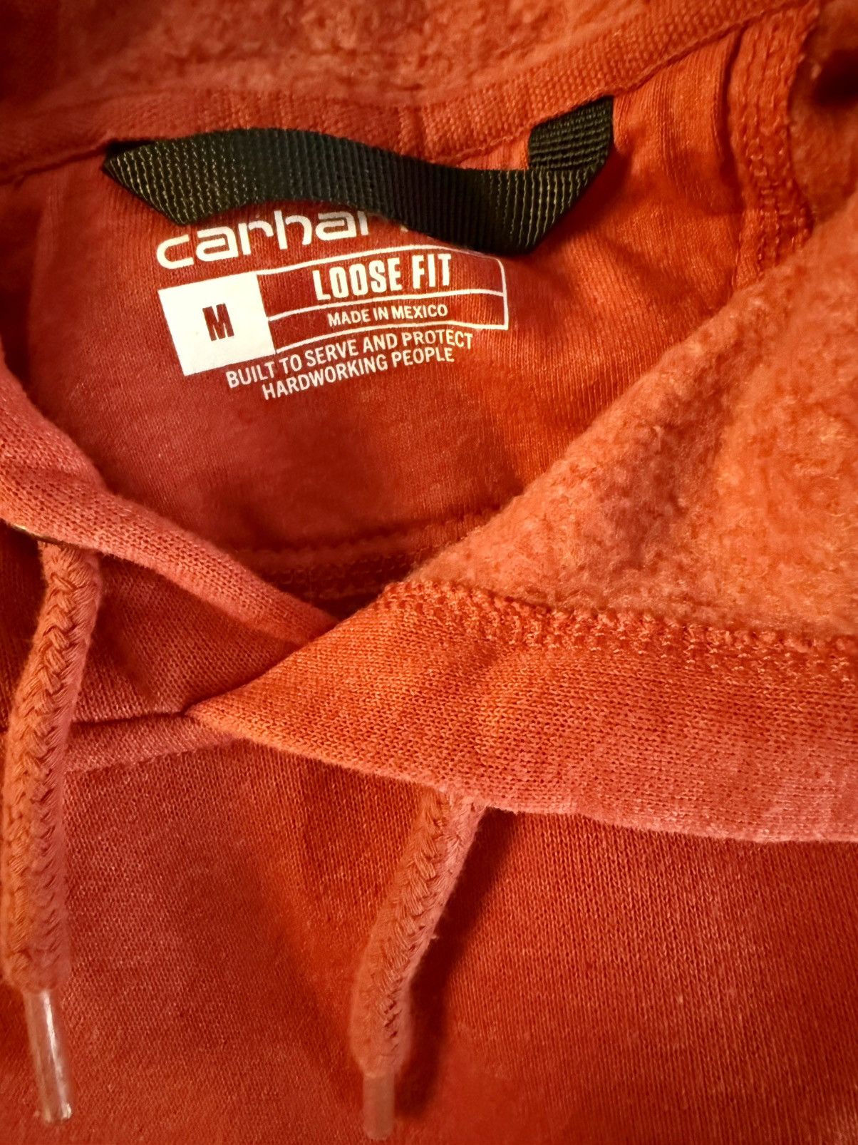 Carhartt Carhartt - Hoodie Dark Red / Orange loose fit Size US M / EU 48-50 / 2 - 5 Thumbnail