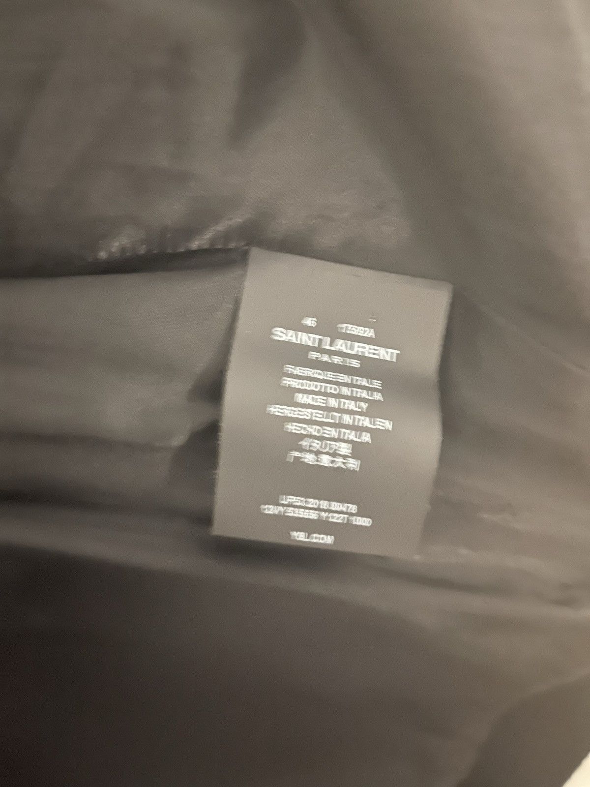 Saint Laurent Paris Saint Laurent Men’s Teddy Jacket Tweed Sequin Crochet 2018 Size US S / EU 44-46 / 1 - 10 Thumbnail