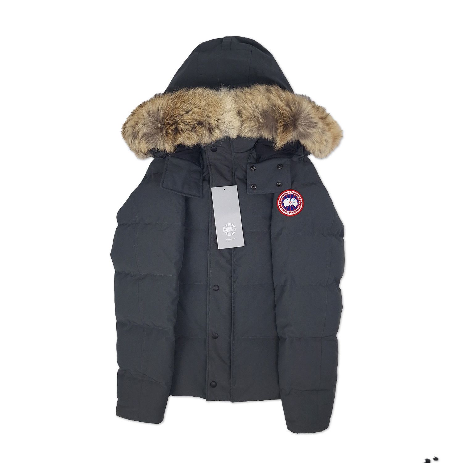 Canada Goose Canada Goose Wyndham Parka | Graphite | With Tags | Medium Size US M / EU 48-50 / 2 - 1 Thumbnail