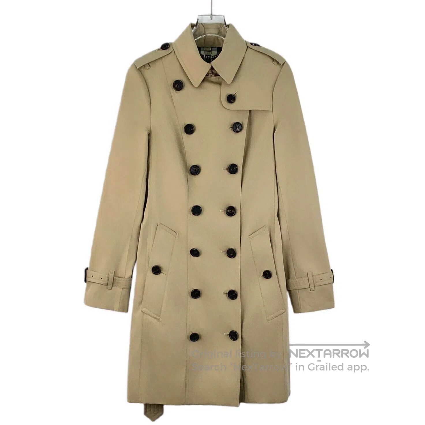 Burberry Burberry Brown Cotton Collar Double-breasted Long Sleeve B Size XS / US 0-2 / IT 36-38 - 1 Thumbnail