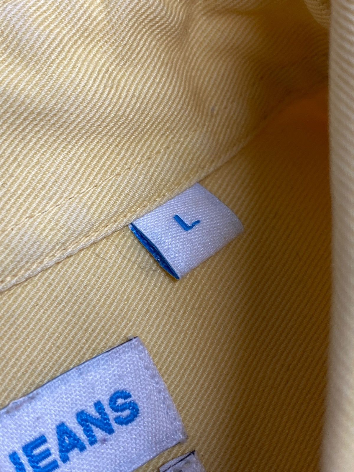 Yves Saint Laurent 🔥 Y2K SAINT LAURENT YSL YELLOW SHIRT RARE JEANS LOGO VIBES Size US L / EU 52-54 / 3 - 14 Thumbnail