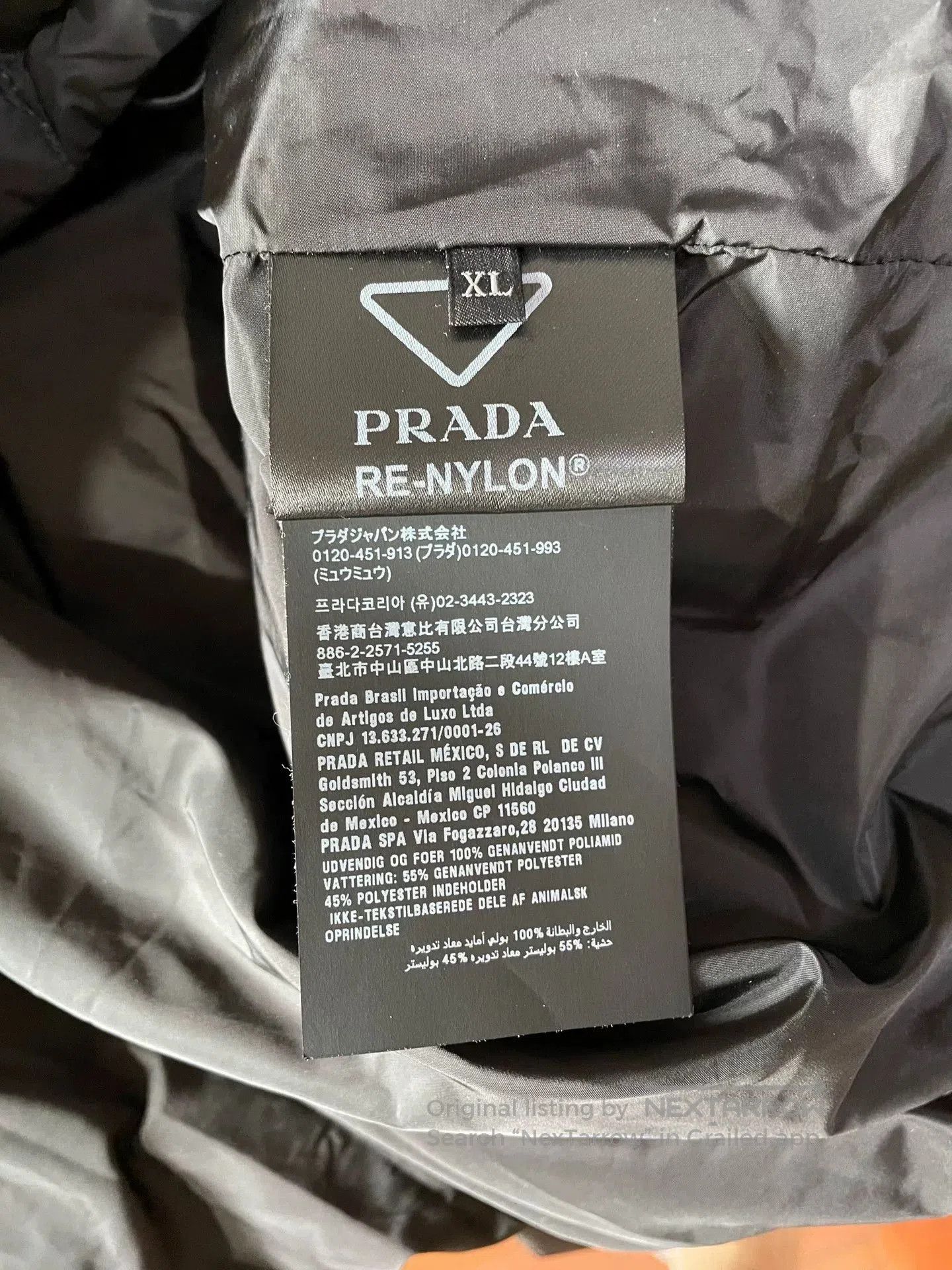 Prada Prada 2025 Black Cotton Jacket Men. Size US XL / EU 56 / 4 - 6 Thumbnail