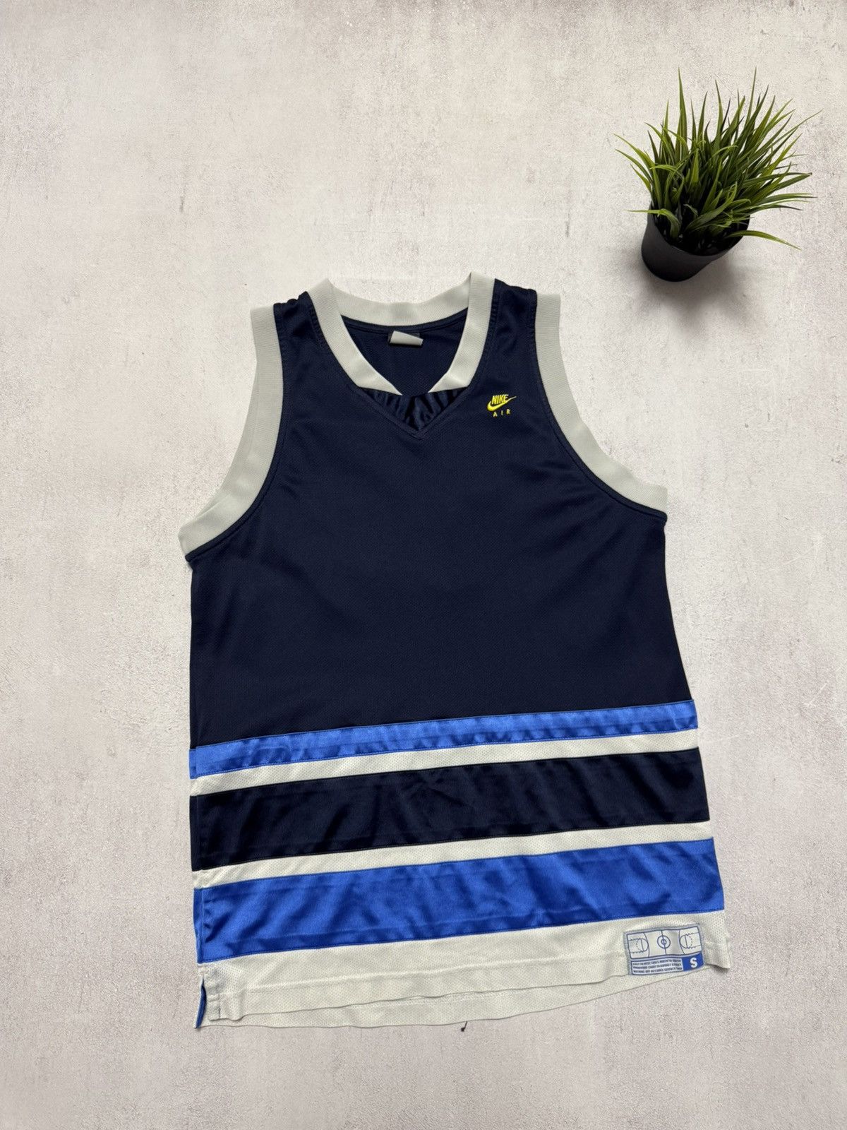 NBA × Nike × Vintage Vintage Nike Jersey Basketball Baggy Tank Top Sleeveless 90s Size US S / EU 44-46 / 1 - 1 Thumbnail